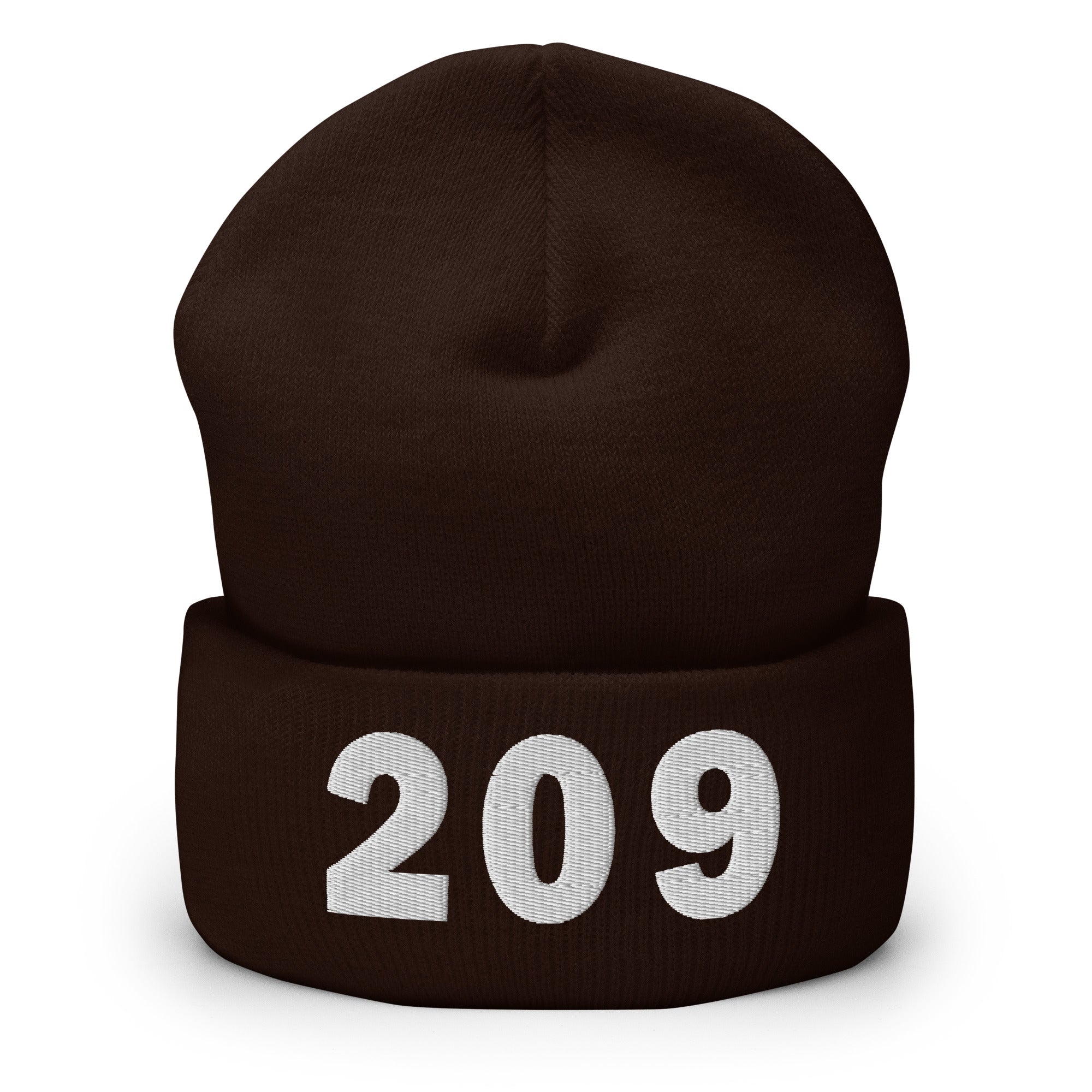 209 Area Code Cuffed Beanie