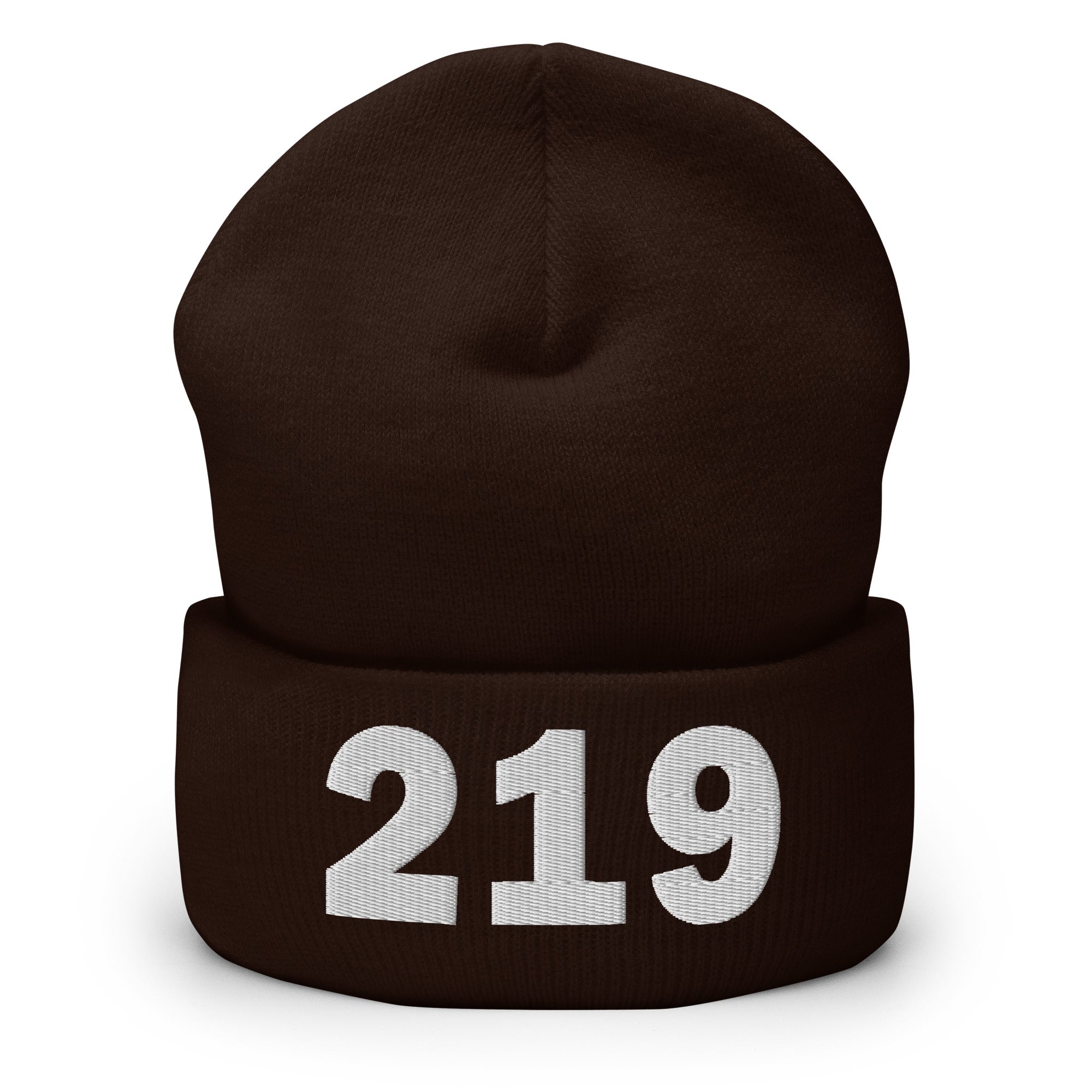 219 Area Code Cuffed Beanie