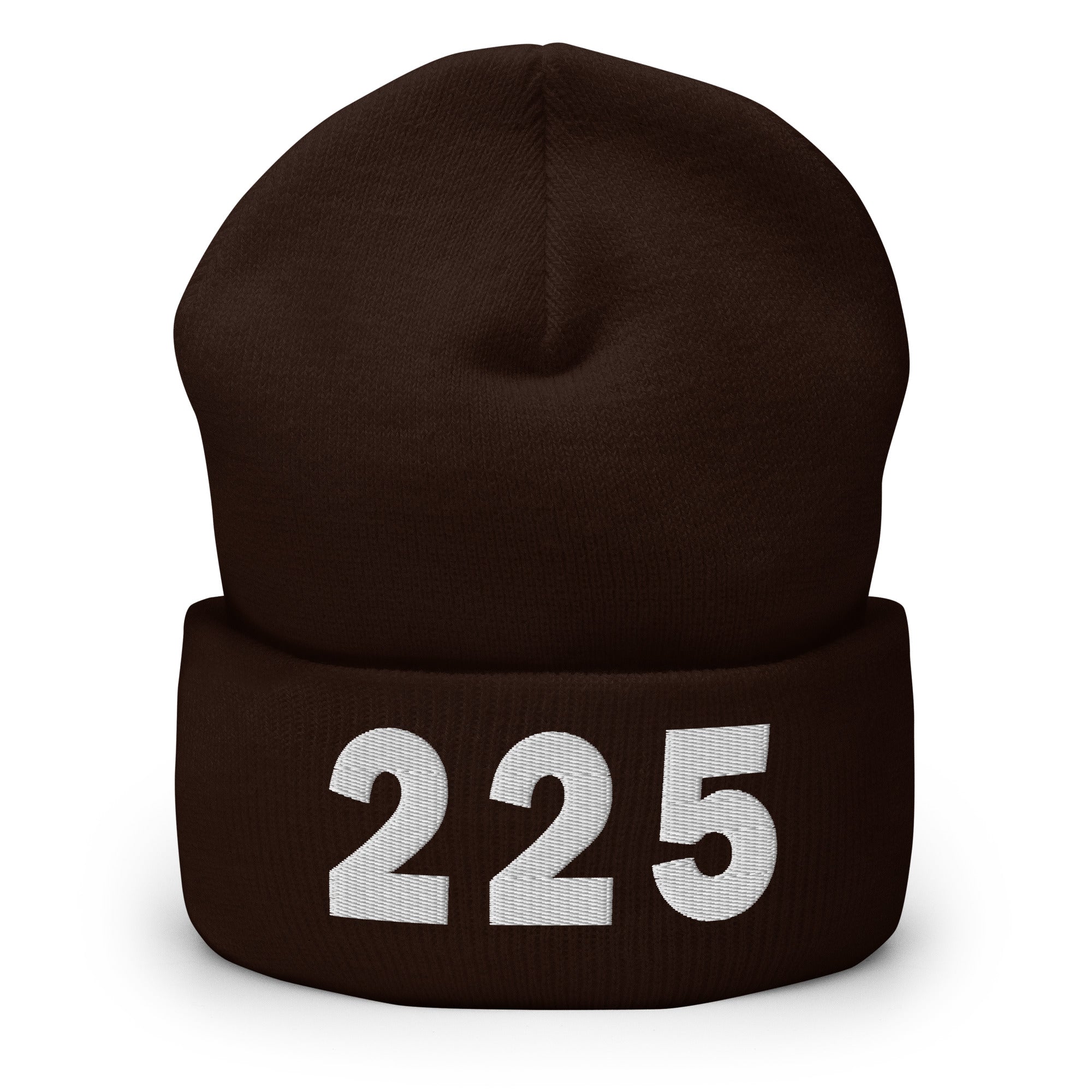 225 Area Code Cuffed Beanie