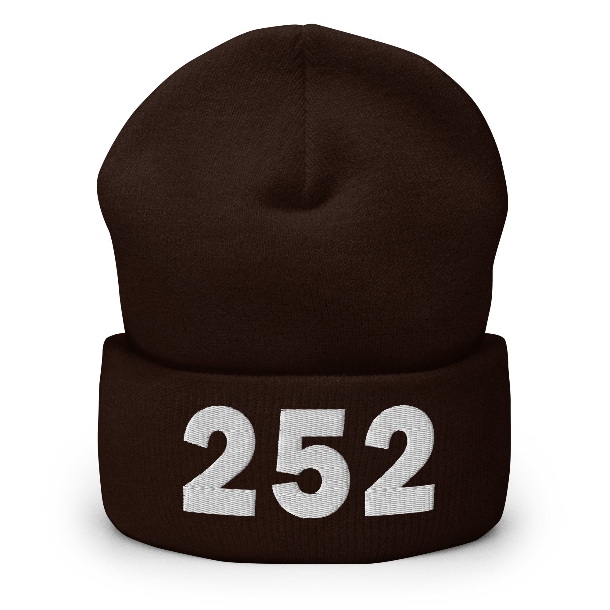 252 Area Code Cuffed Beanie