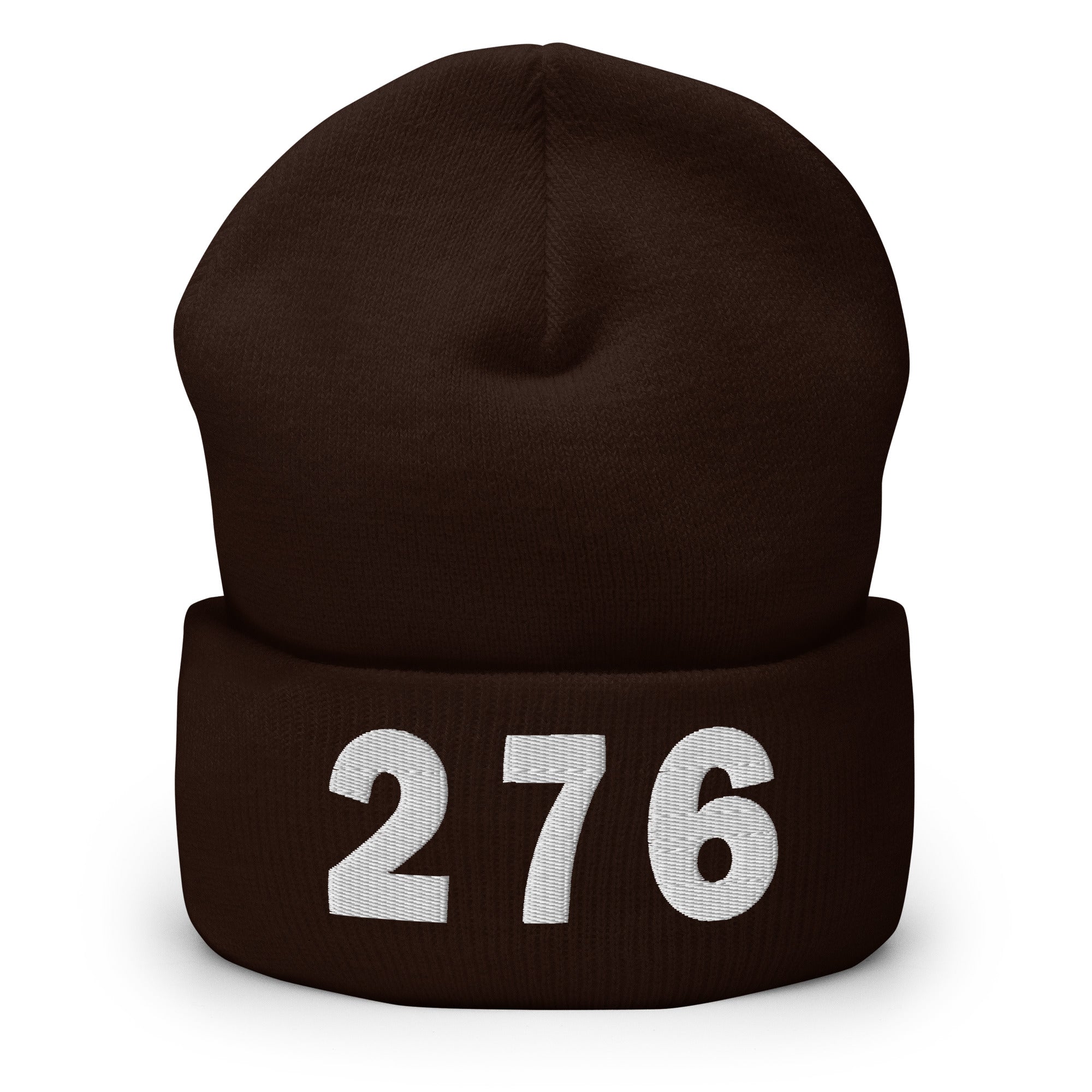 276 Area Code Cuffed Beanie