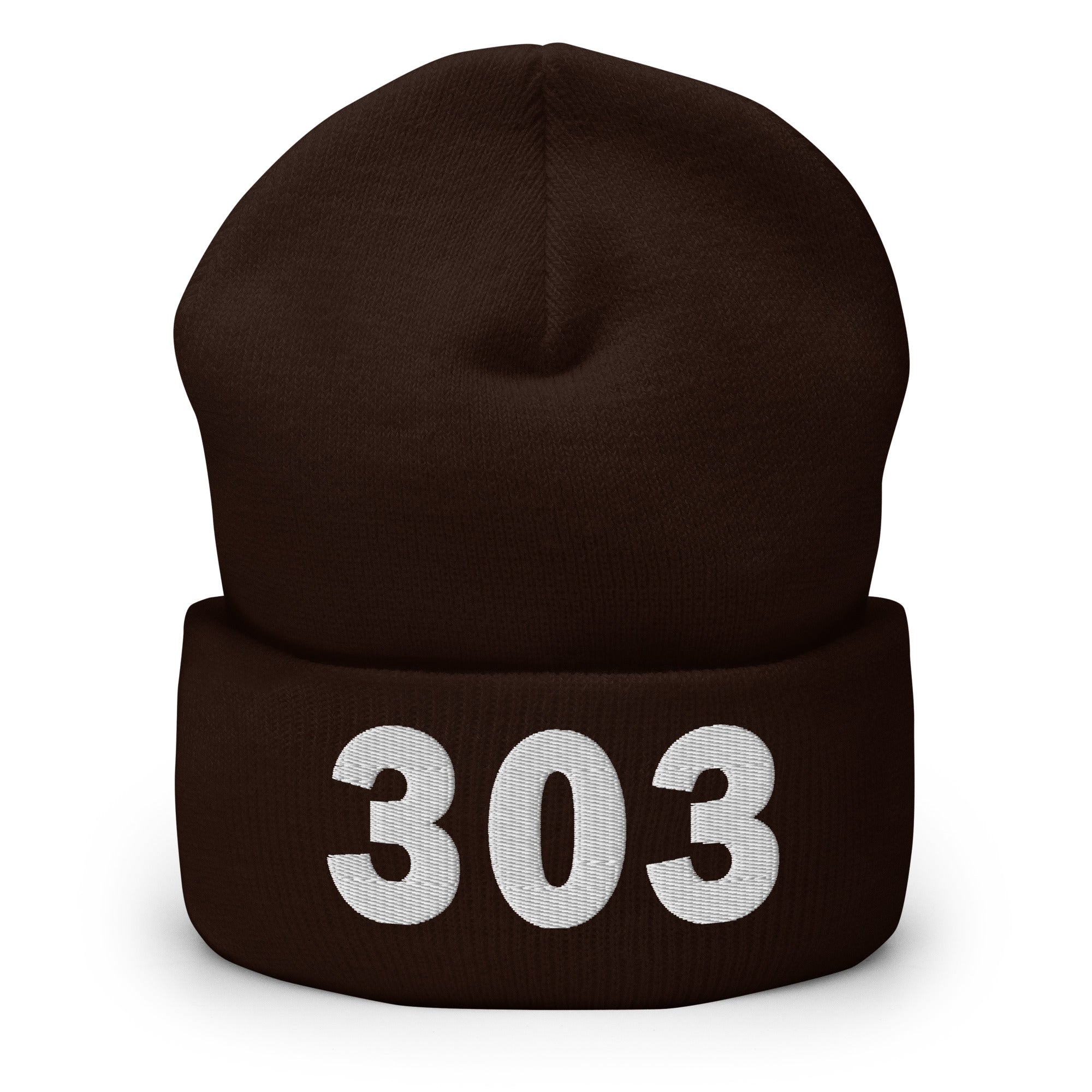 303 Area Code Cuffed Beanie