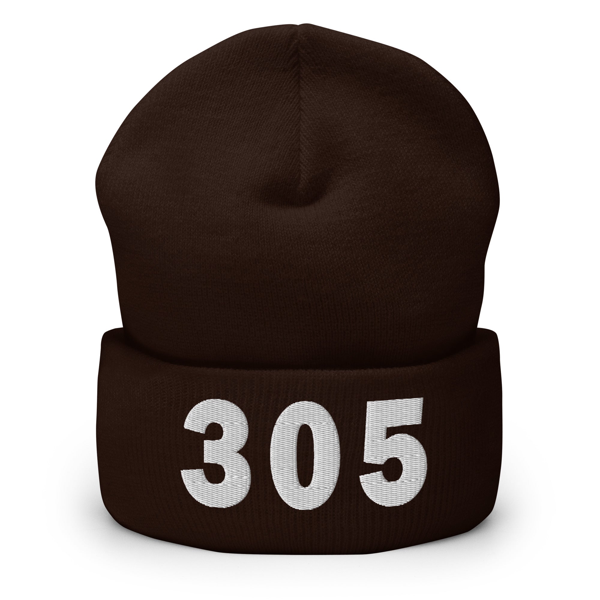 305 Area Code Cuffed Beanie