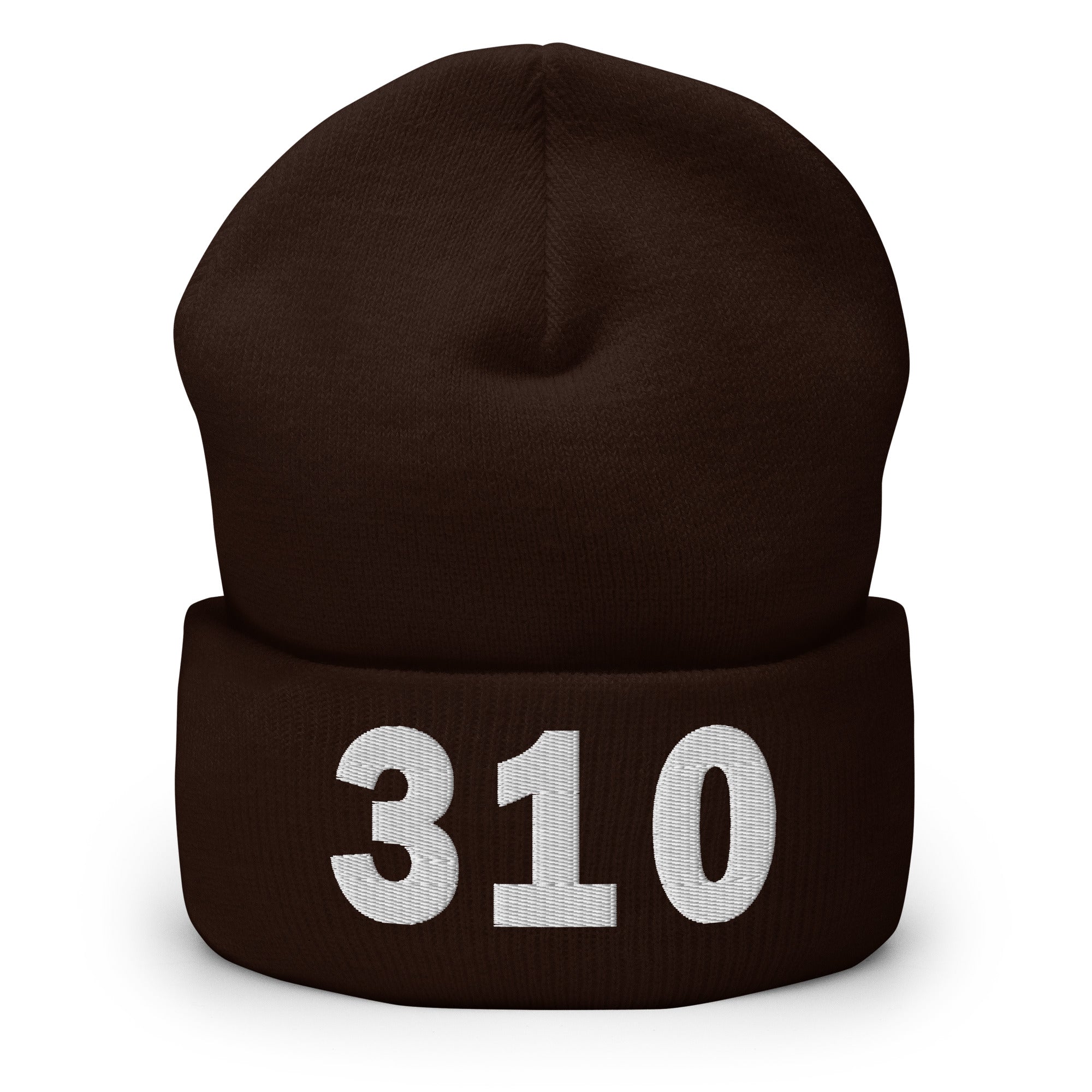 310 Area Code Cuffed Beanie