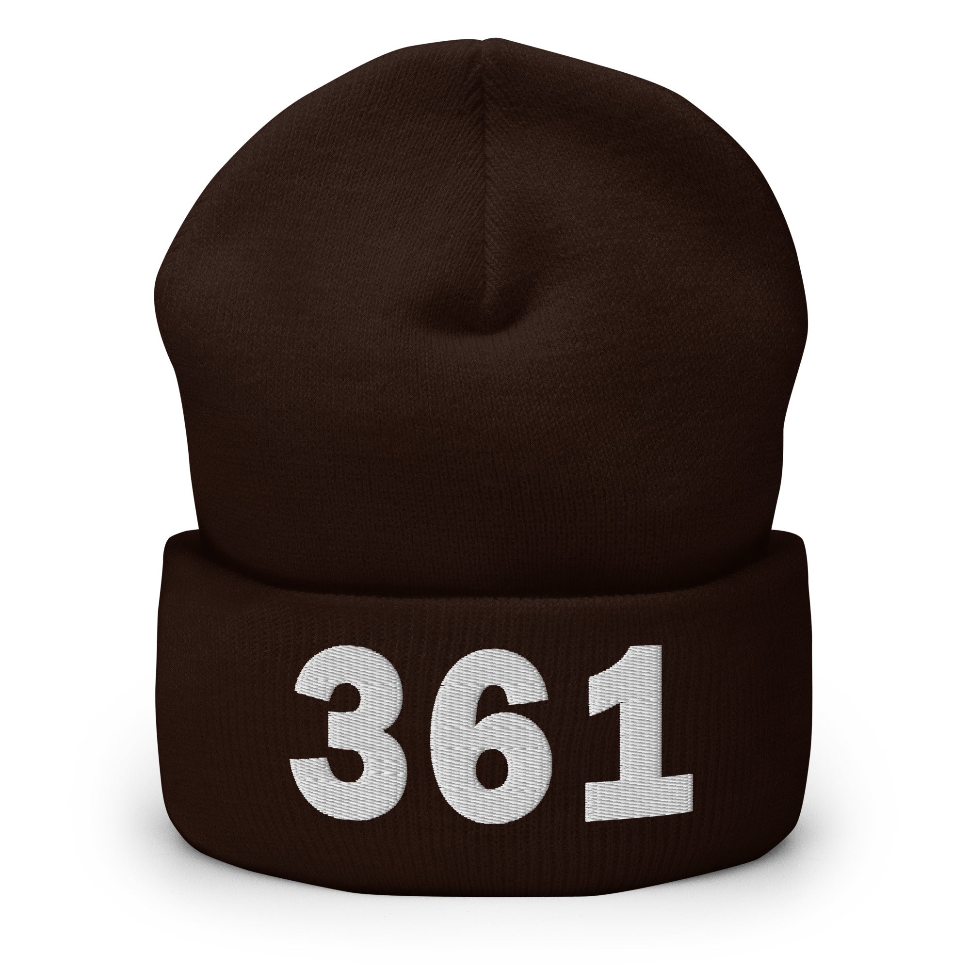 361 Area Code Cuffed Beanie