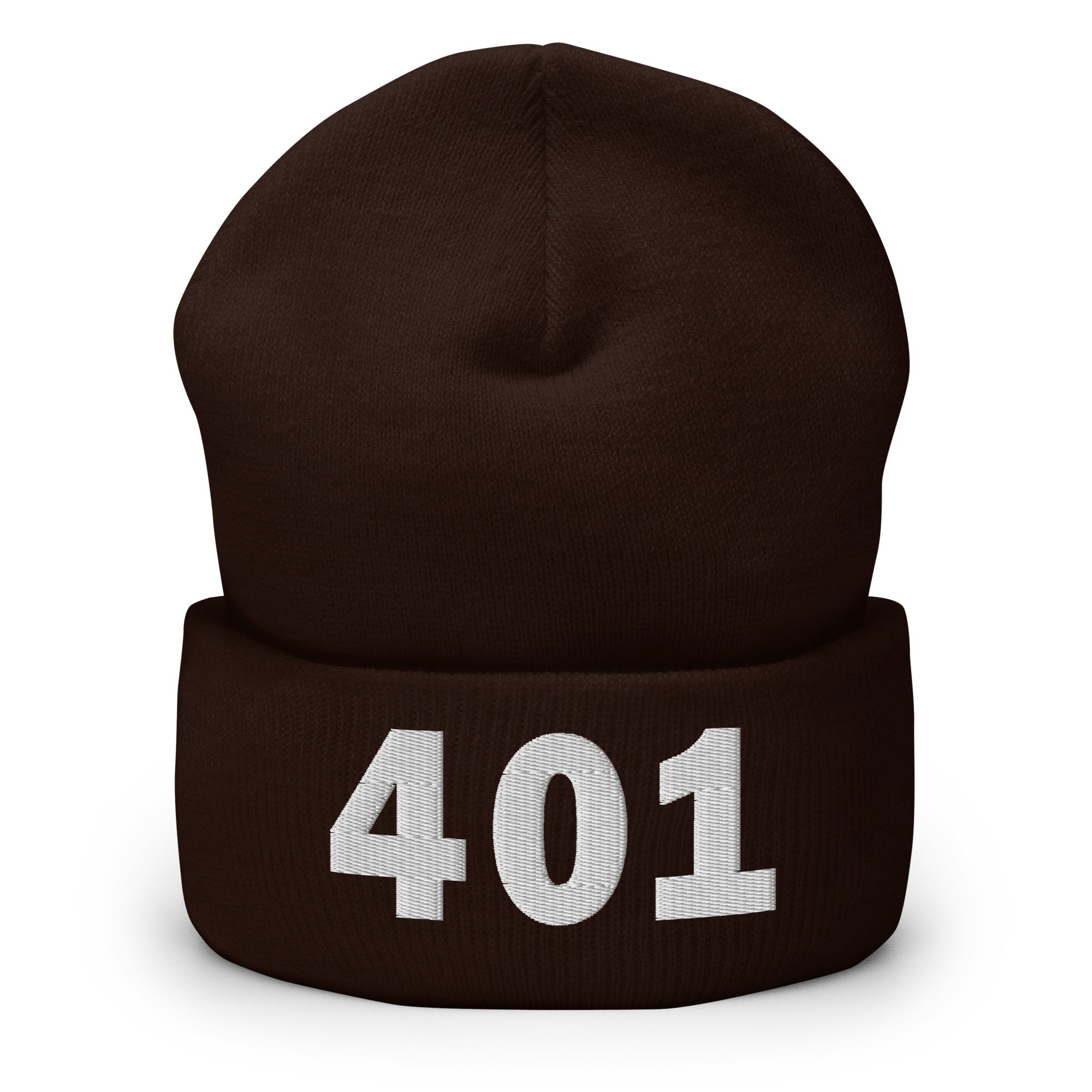 401 Area Code Cuffed Beanie