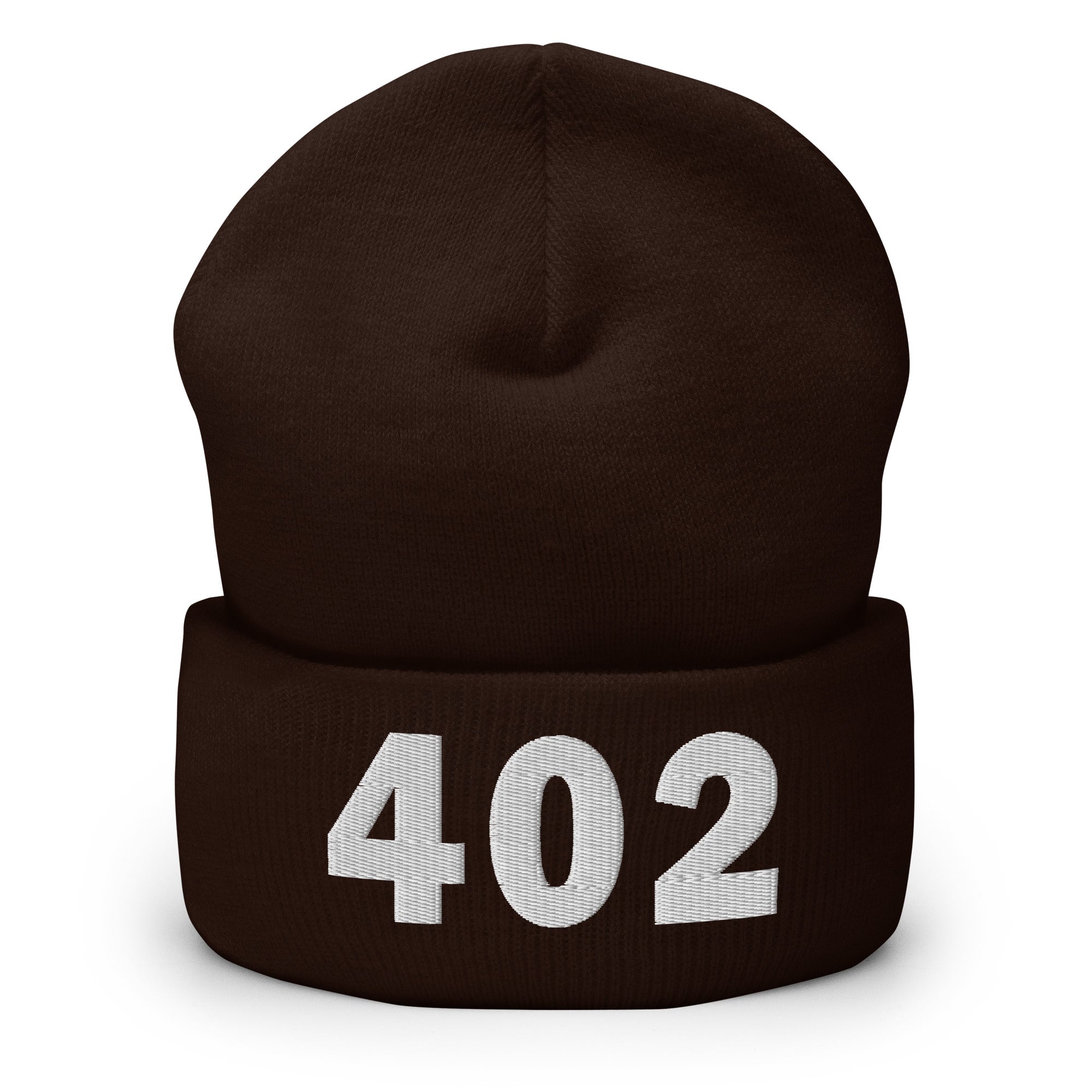 402 Area Code Cuffed Beanie