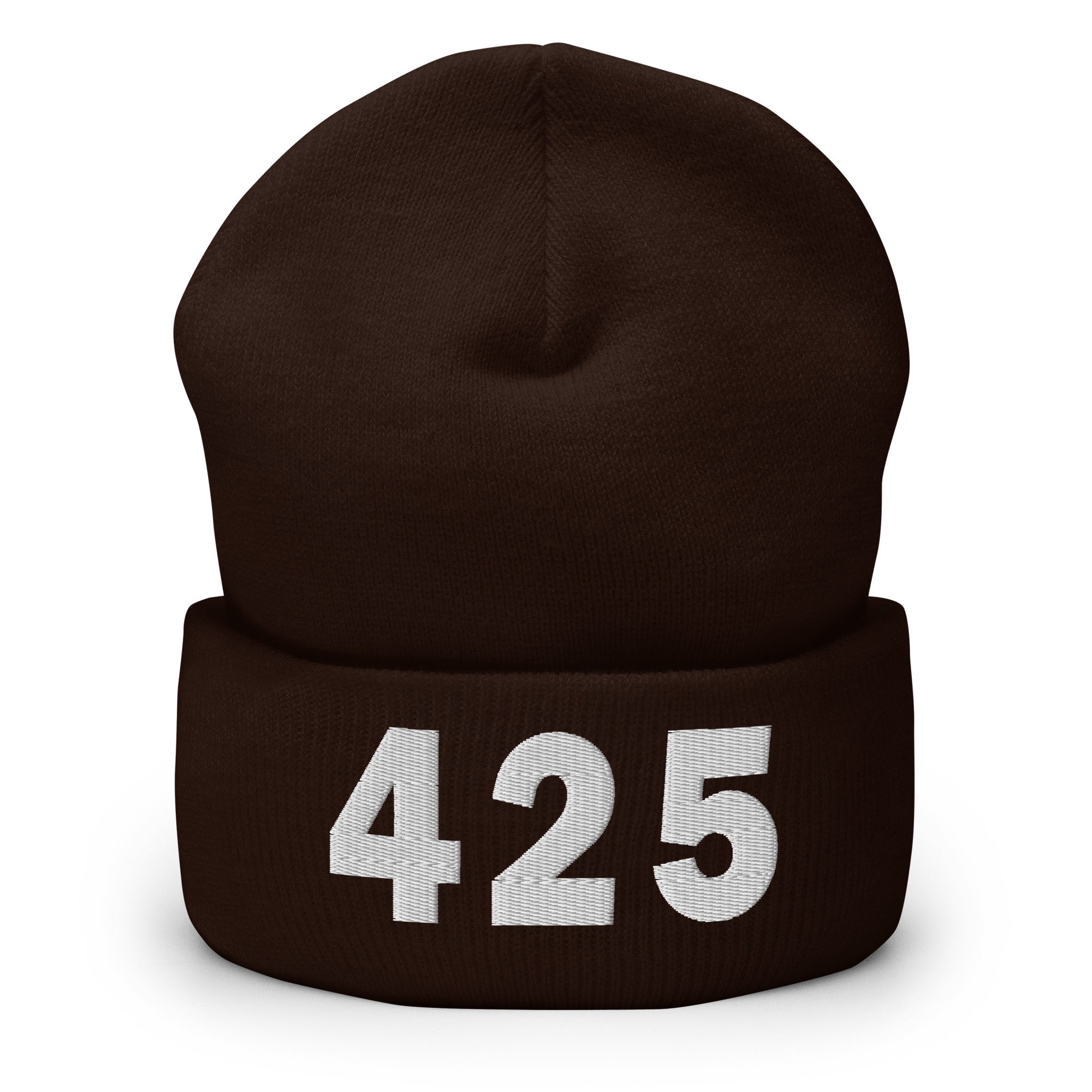425 Area Code Cuffed Beanie