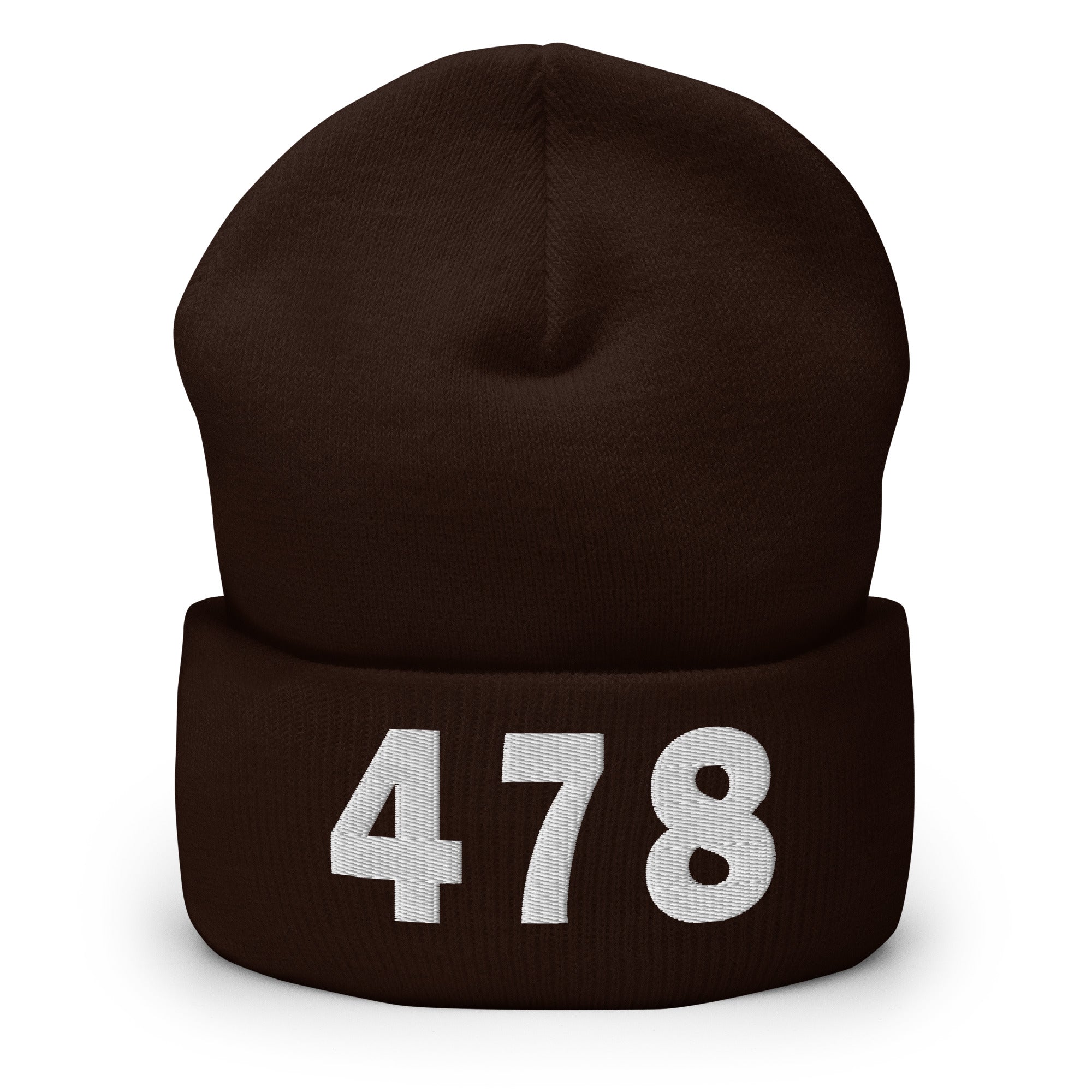 478 Area Code Cuffed Beanie
