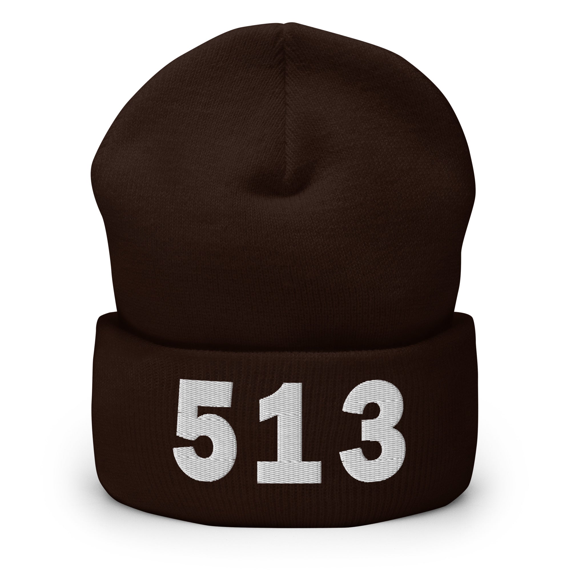513 Area Code Cuffed Beanie