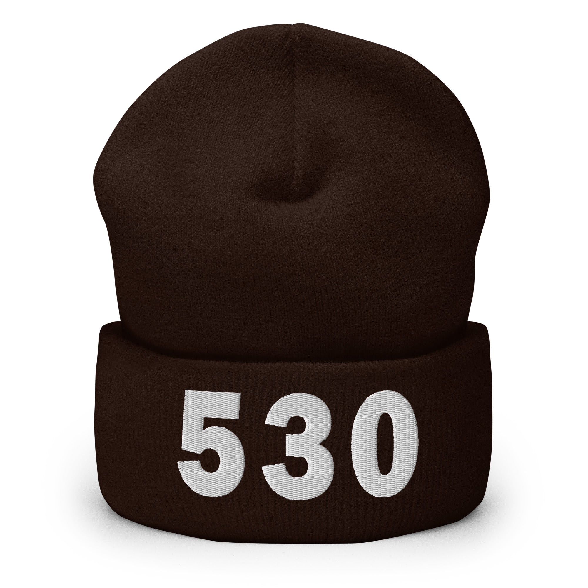 530 Area Code Cuffed Beanie