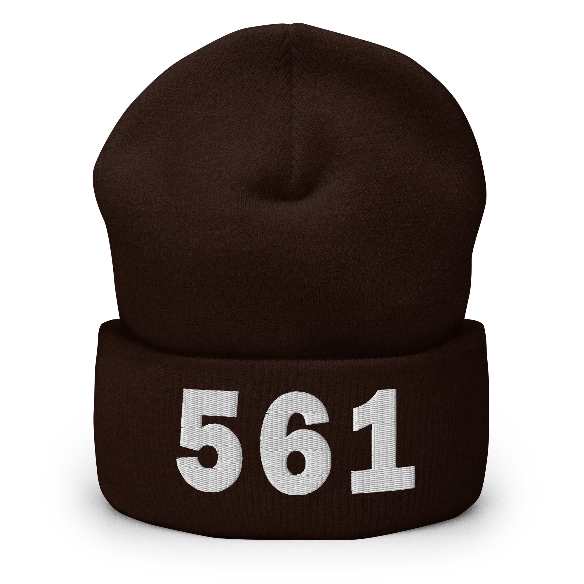 561 Area Code Cuffed Beanie