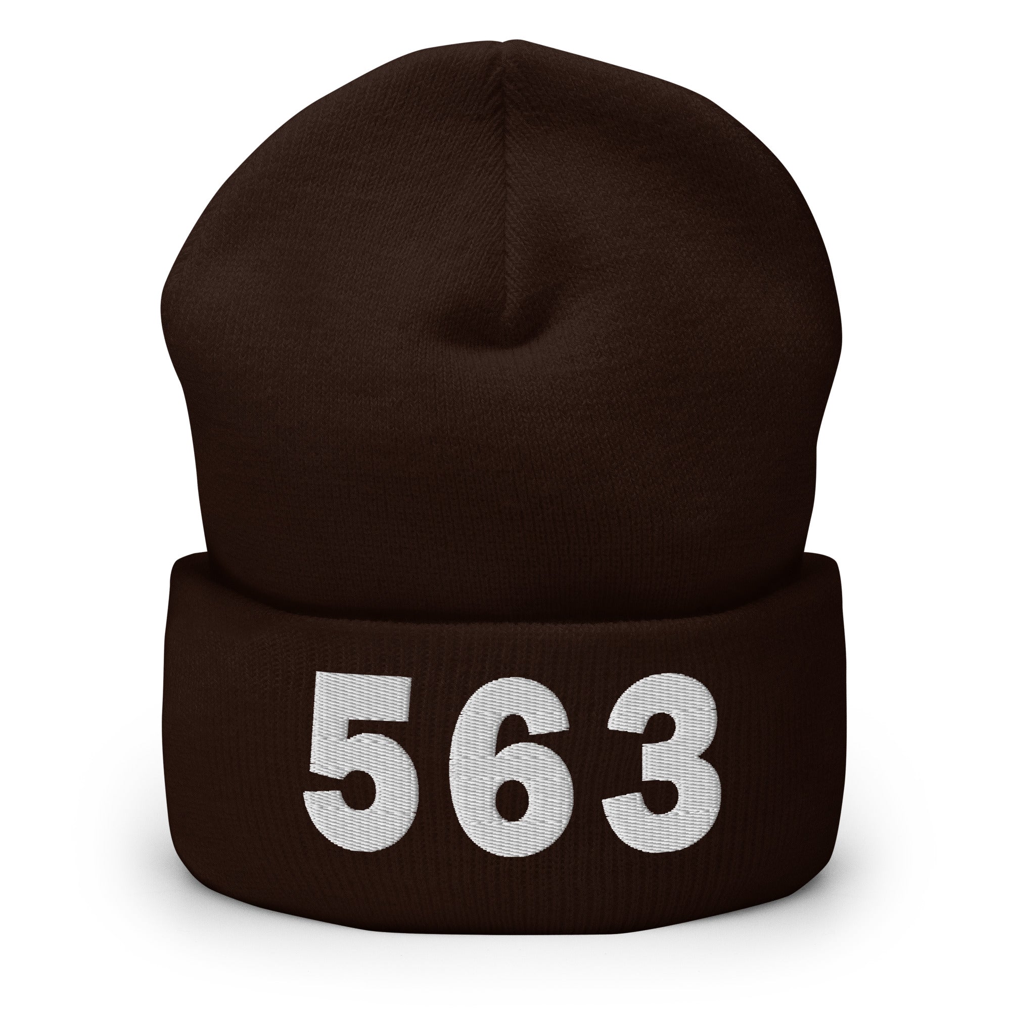 563 Area Code Cuffed Beanie