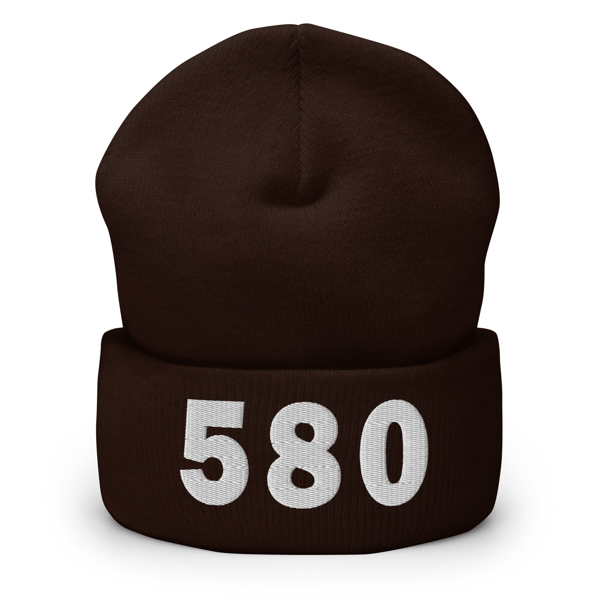 580 Area Code Cuffed Beanie