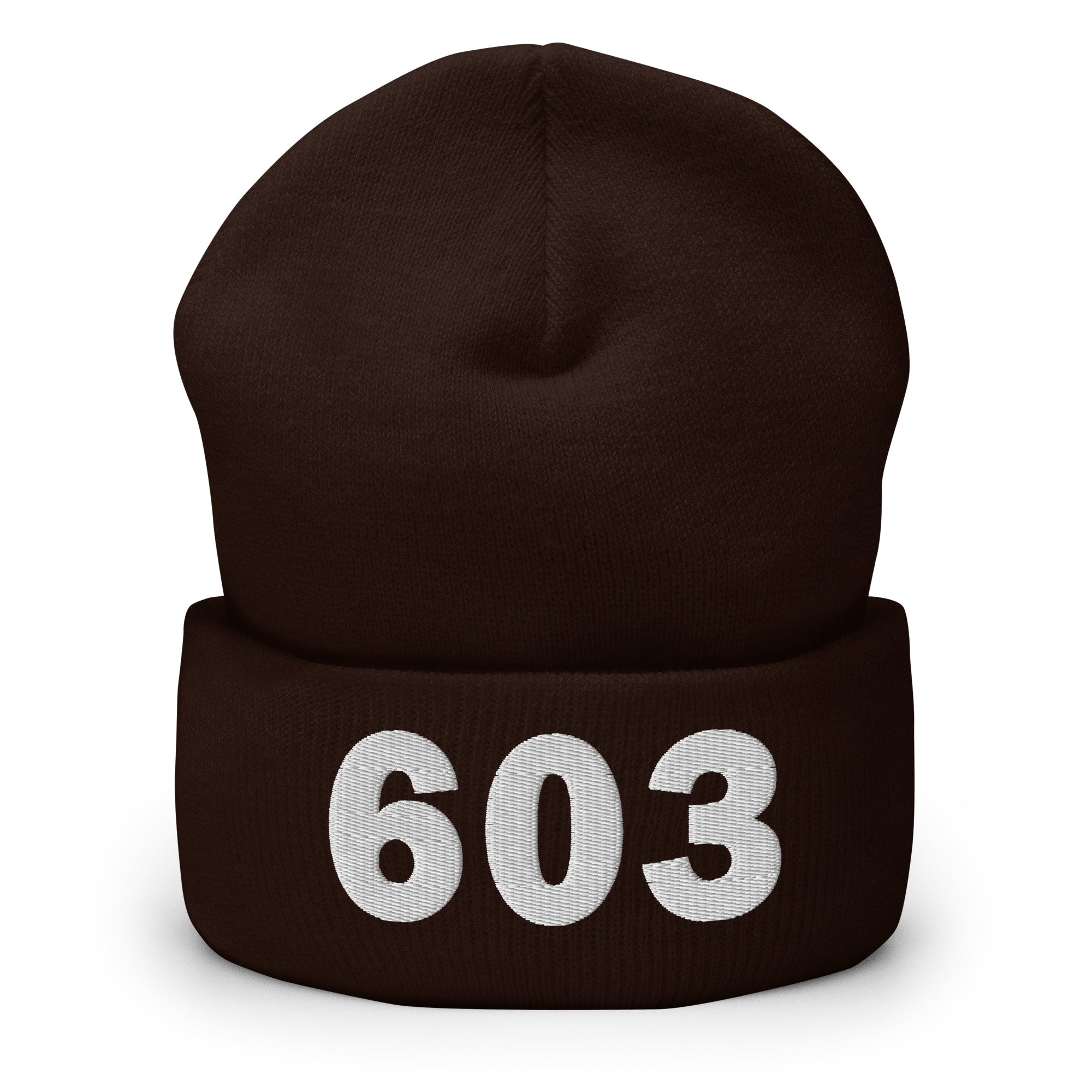 603 Area Code Cuffed Beanie