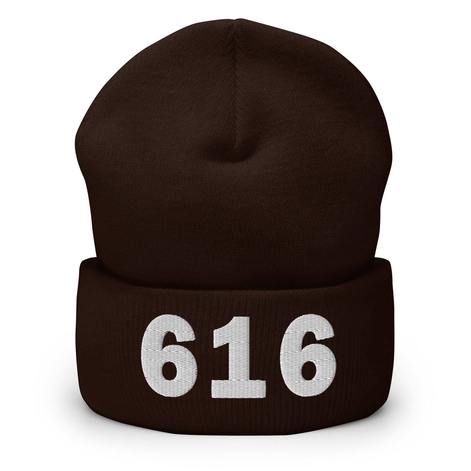 616 Area Code Cuffed Beanie