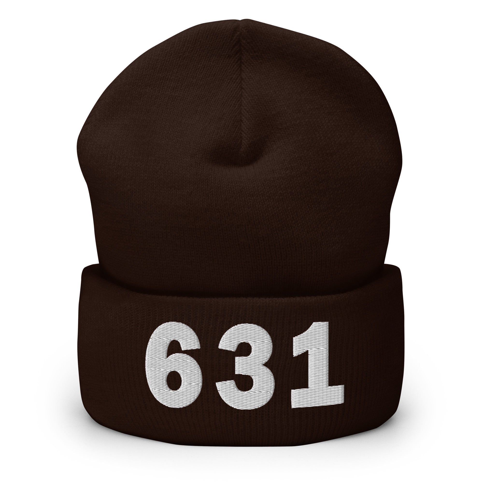 631 Area Code Cuffed Beanie