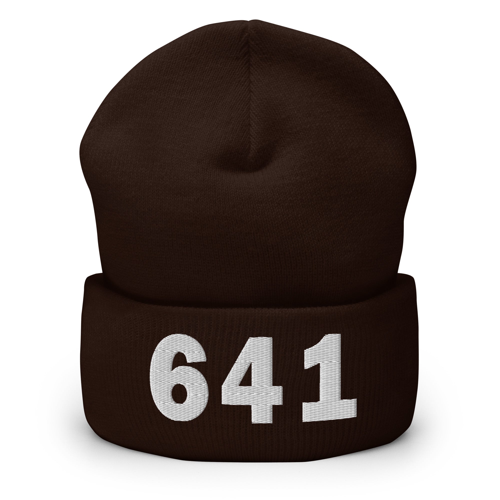 641 Area Code Cuffed Beanie