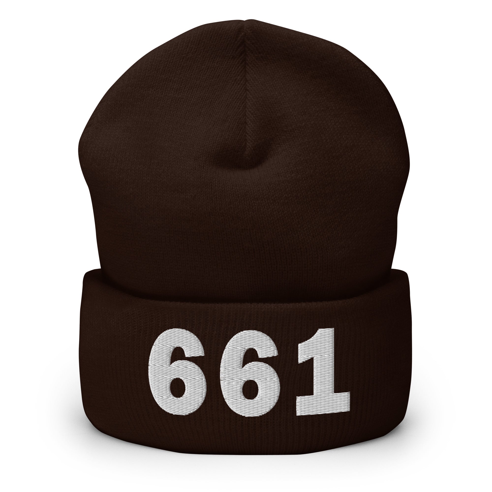 661 Area Code Cuffed Beanie