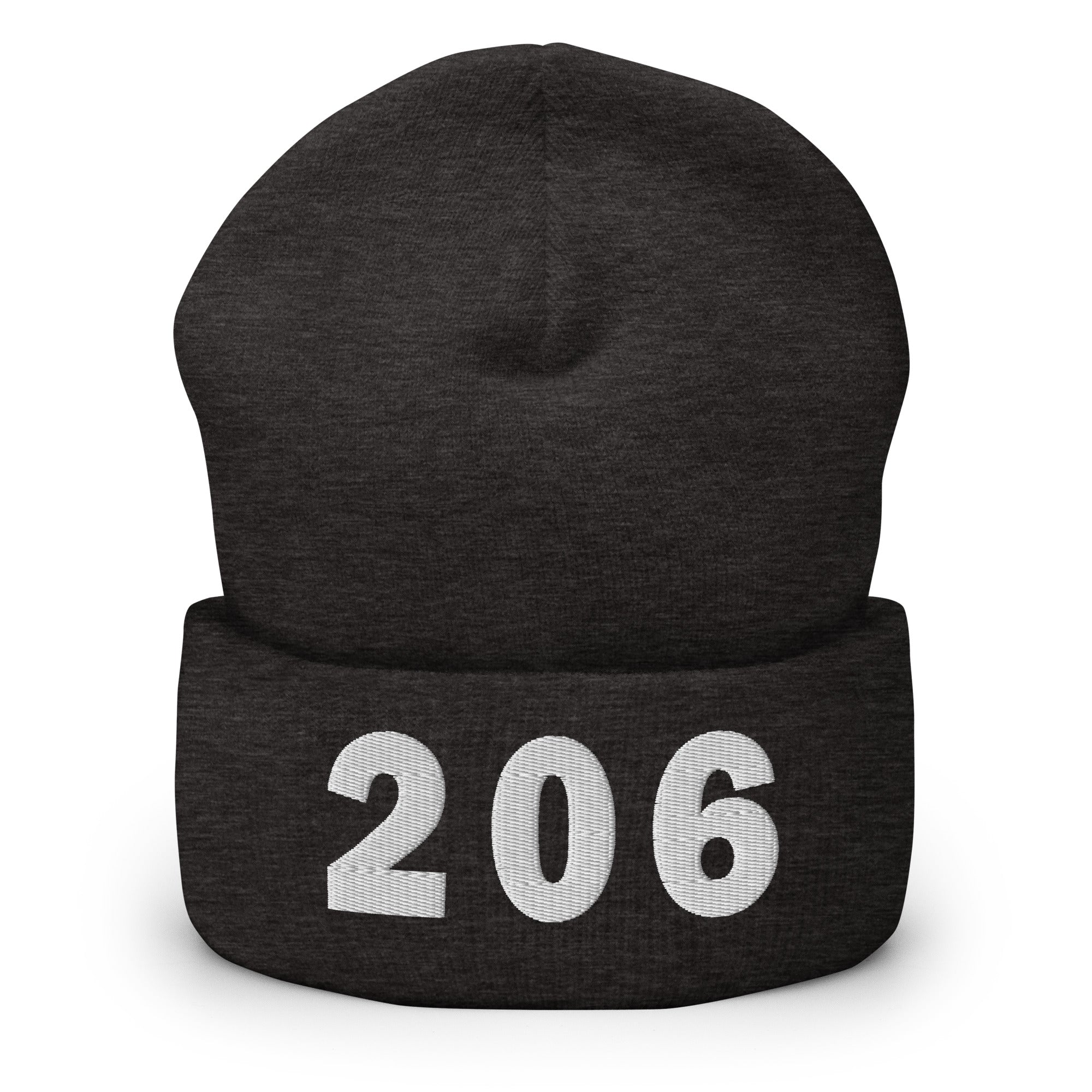 206 Area Code Cuffed Beanie