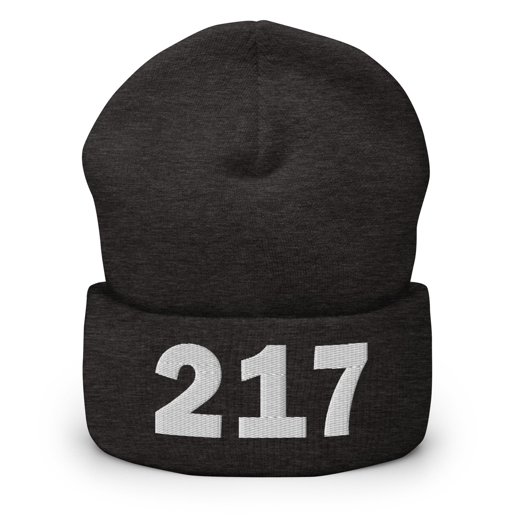 217 Area Code Cuffed Beanie