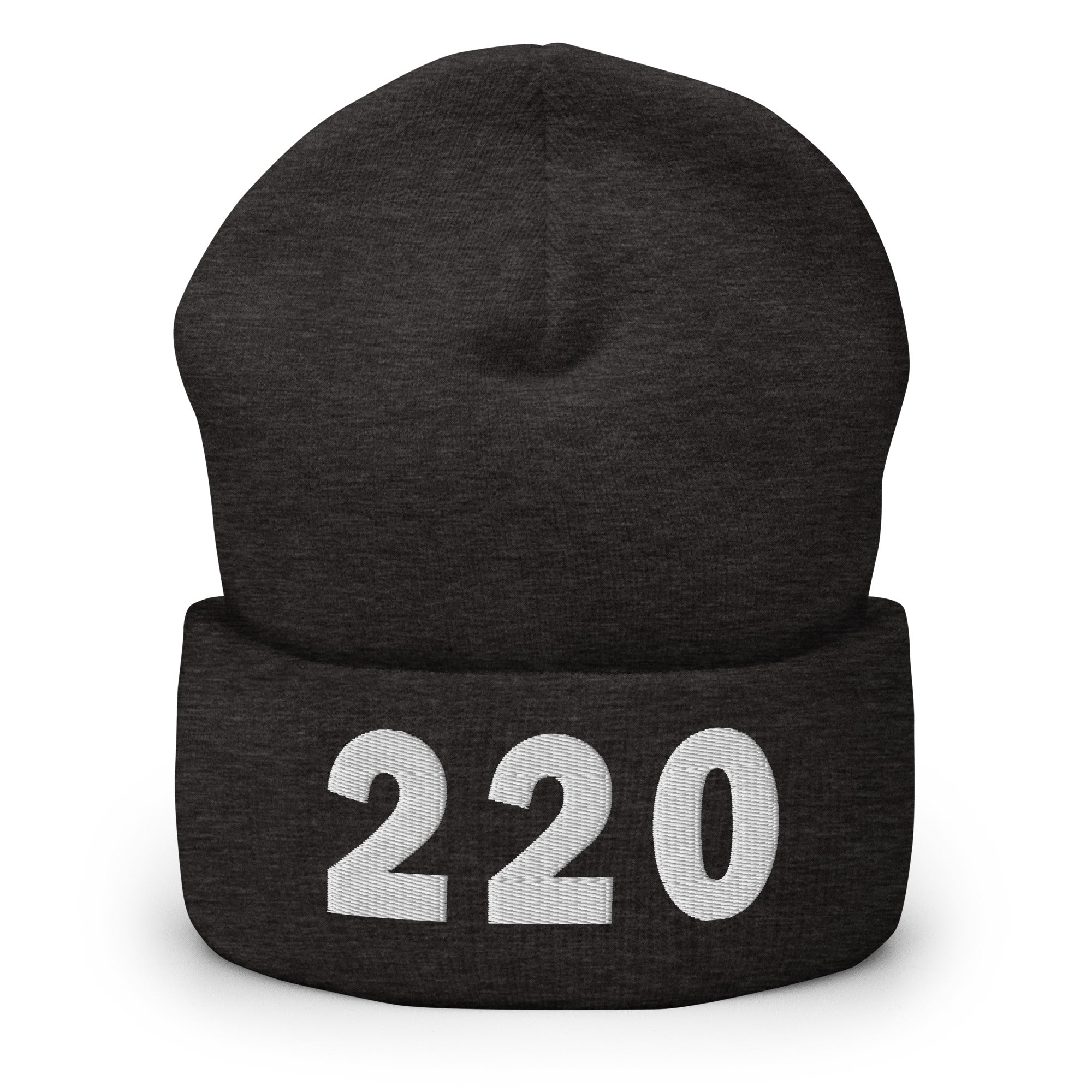220 Area Code Cuffed Beanie