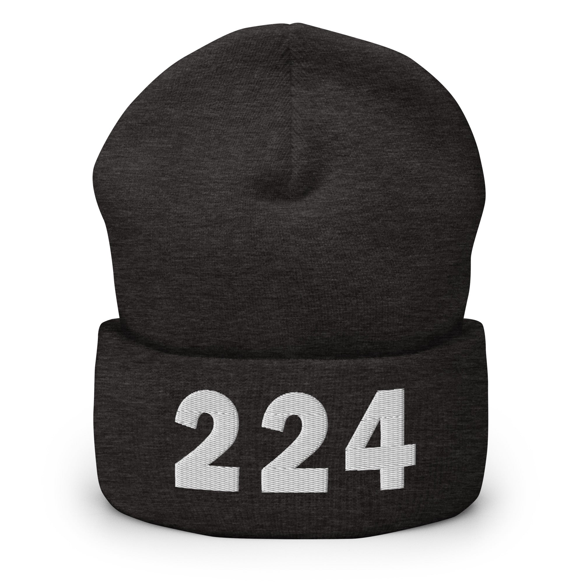 224 Area Code Cuffed Beanie