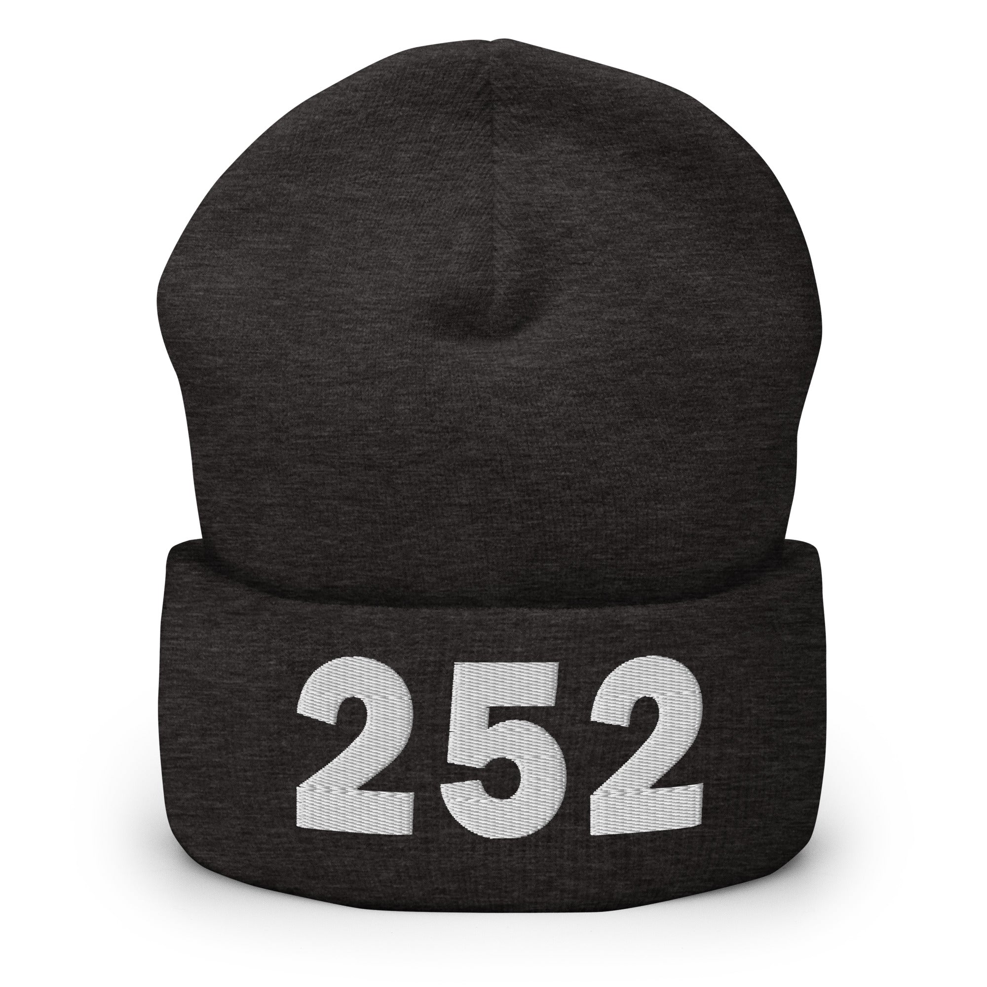 252 Area Code Cuffed Beanie