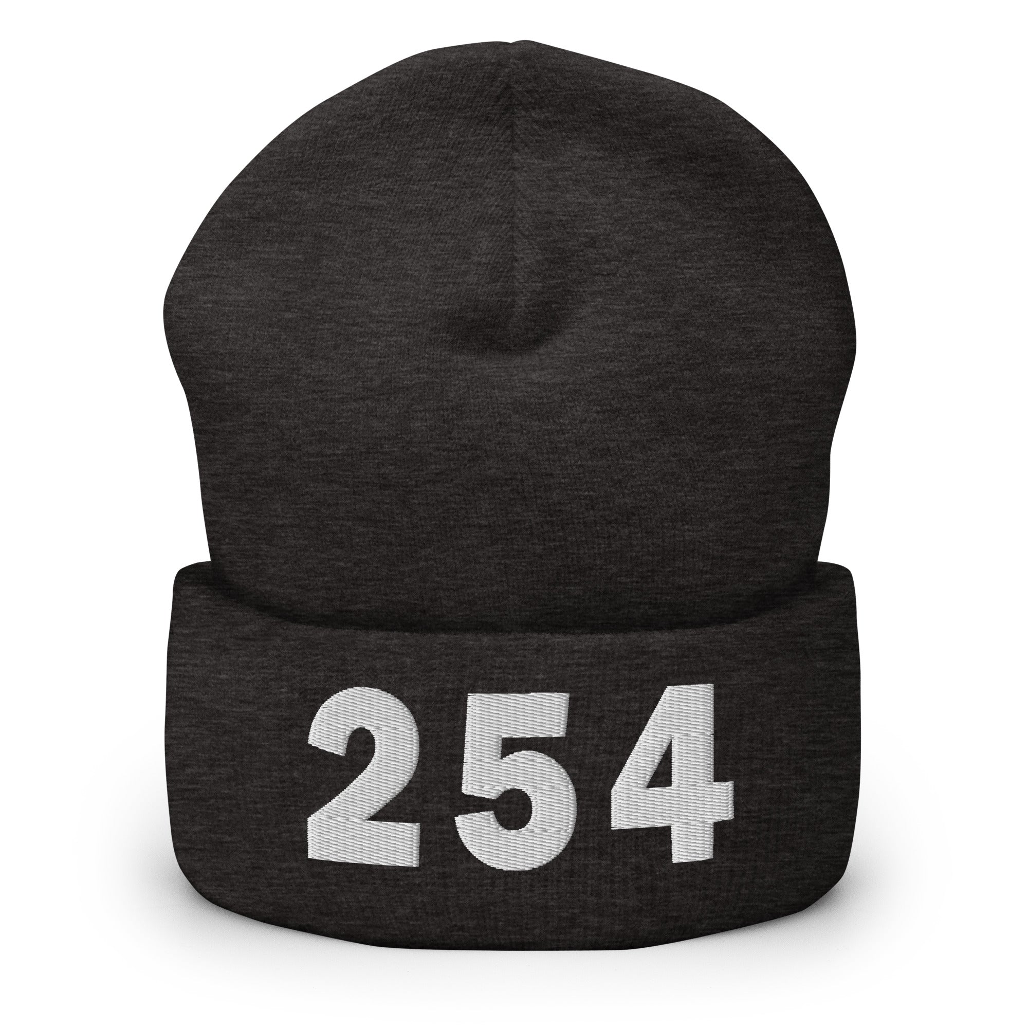 254 Area Code Cuffed Beanie