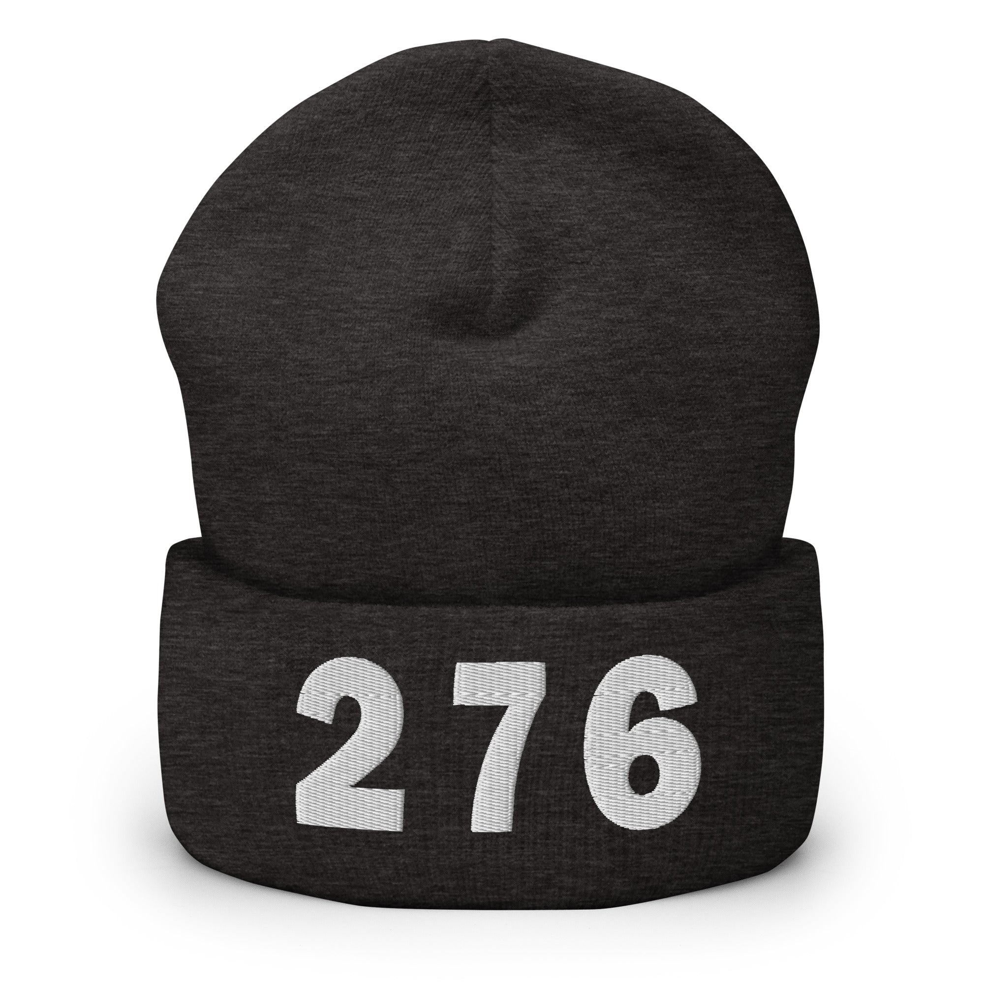 276 Area Code Cuffed Beanie
