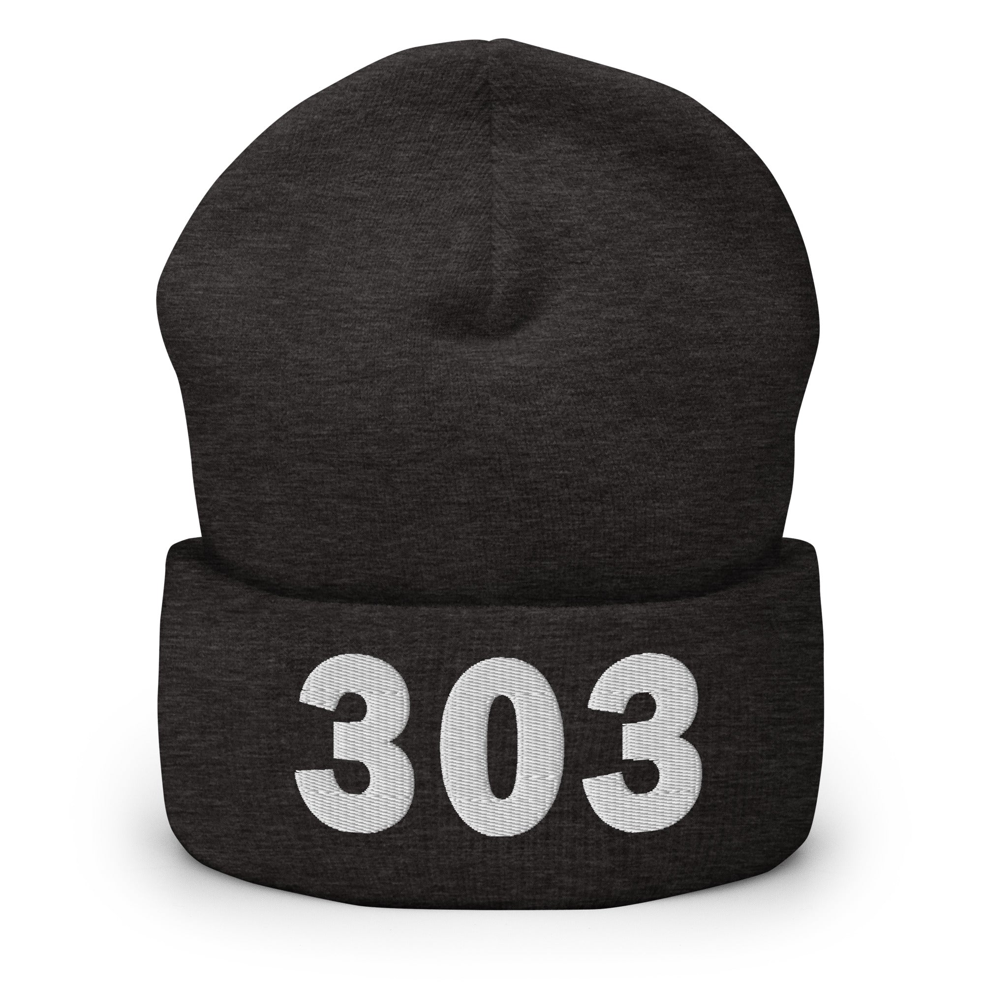 303 Area Code Cuffed Beanie