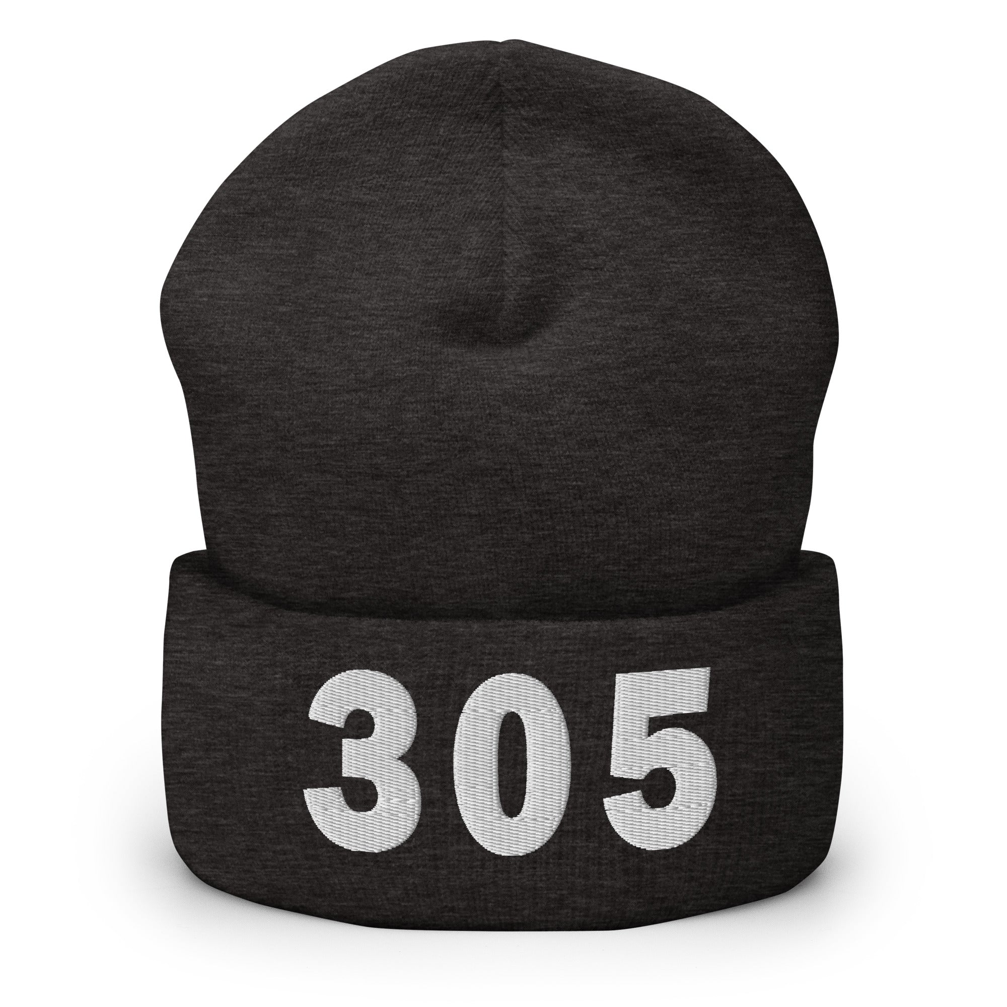 305 Area Code Cuffed Beanie