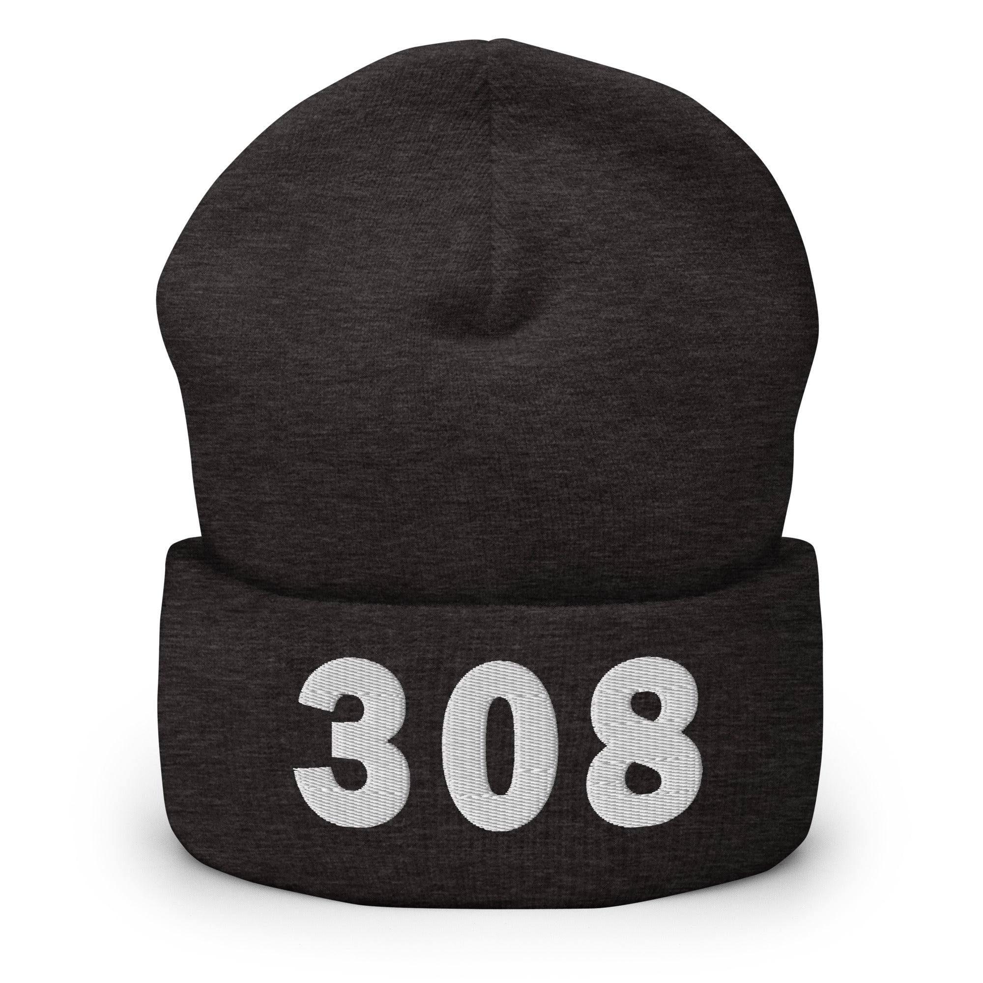 308 Area Code Cuffed Beanie