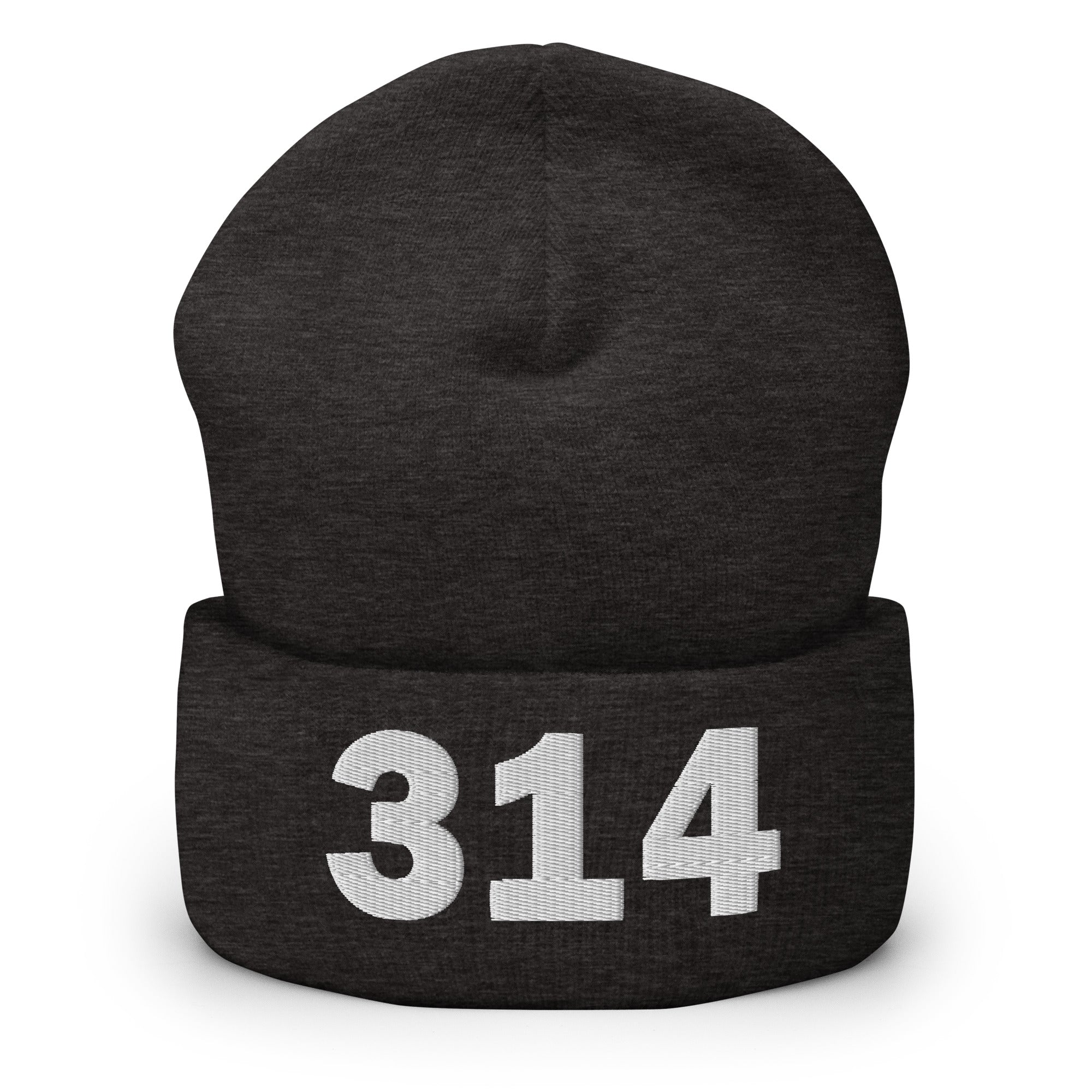 314 Area Code Cuffed Beanie