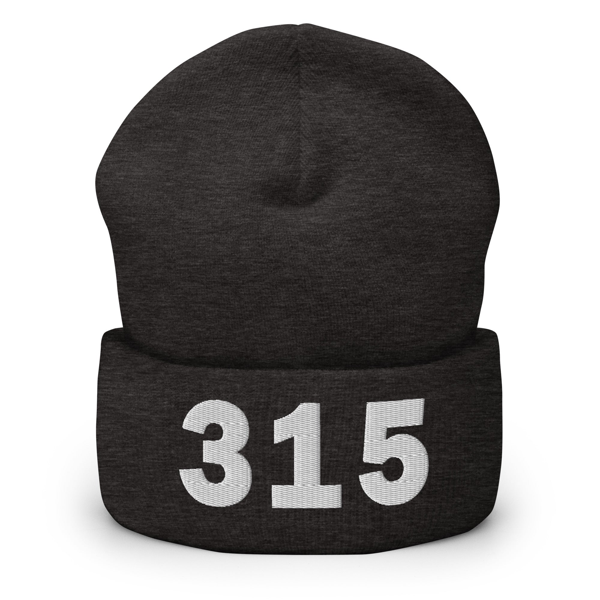 315 Area Code Cuffed Beanie