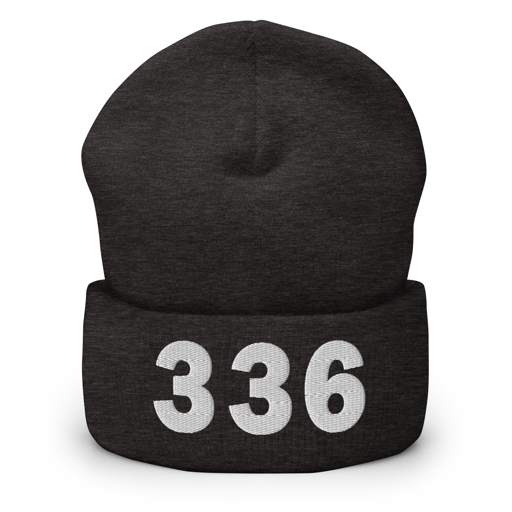 336 Area Code Cuffed Beanie