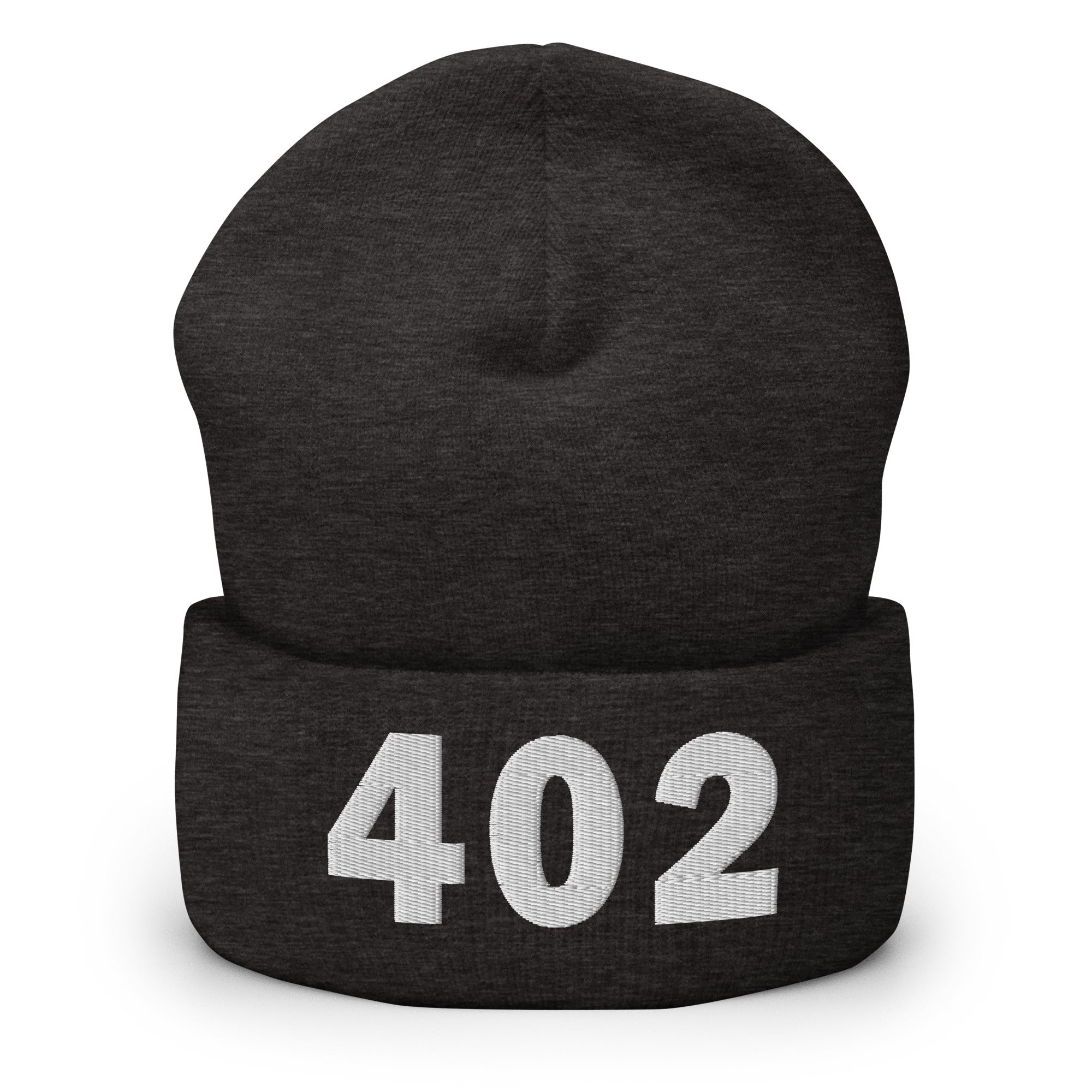 402 Area Code Cuffed Beanie