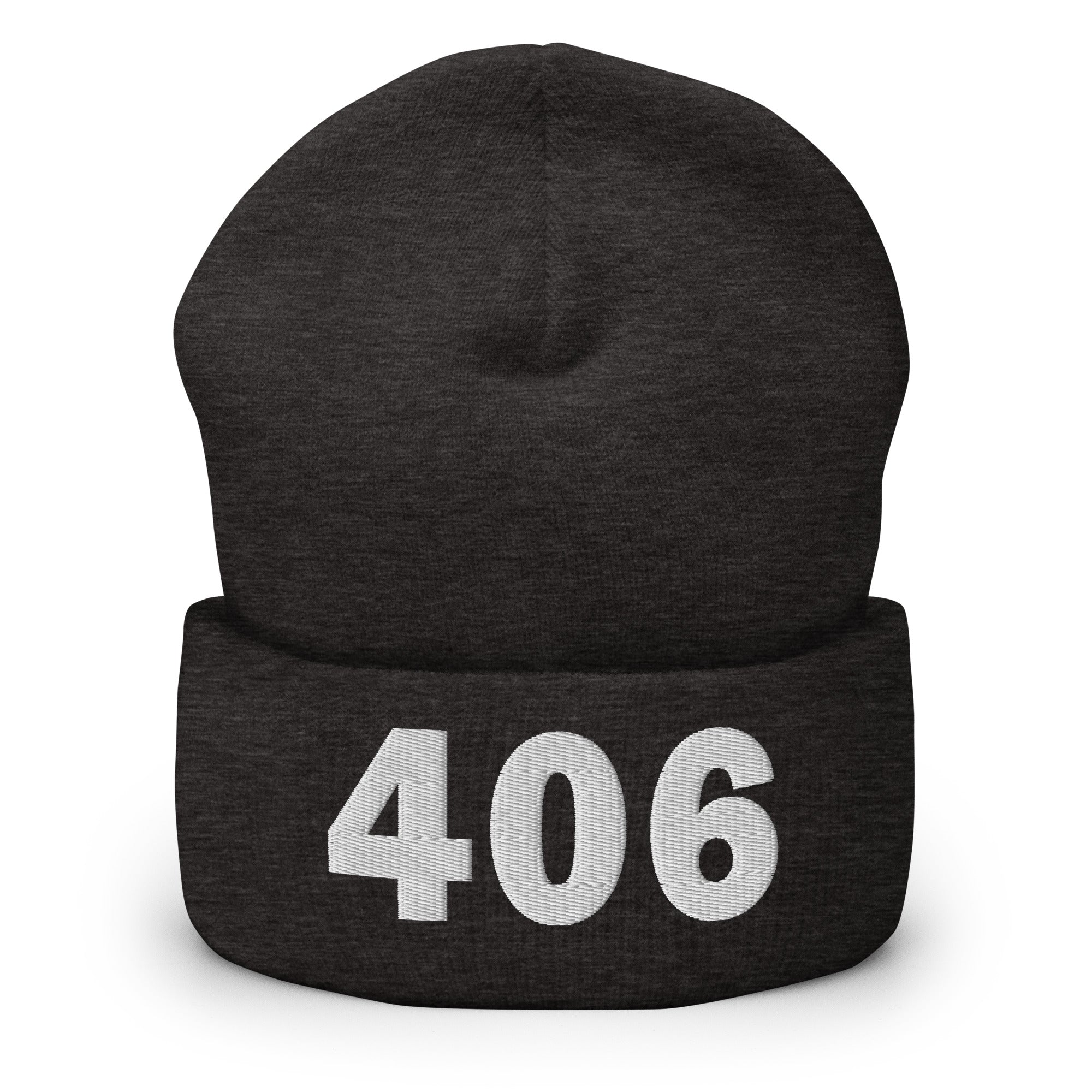 406 Area Code Cuffed Beanie