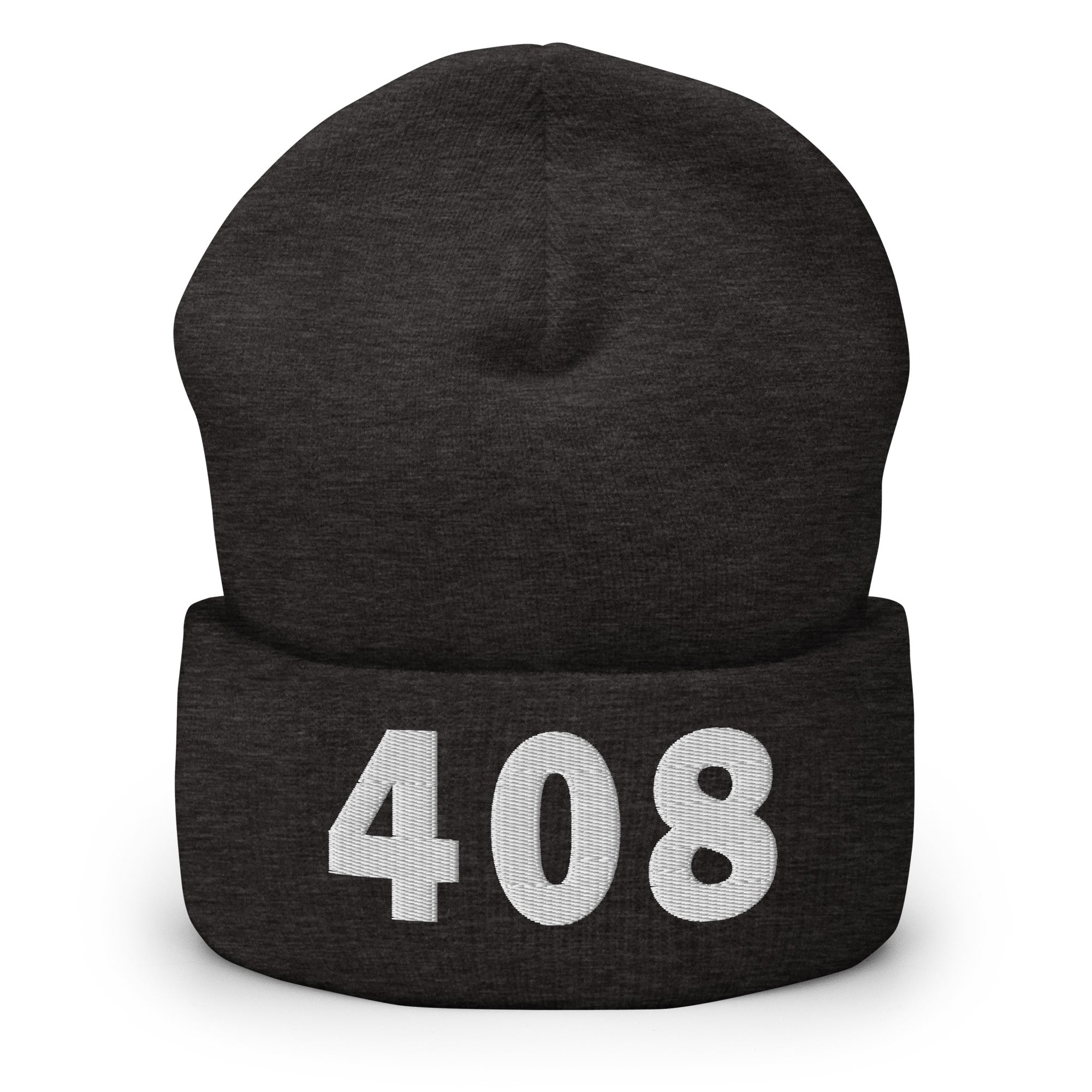 408 Area Code Cuffed Beanie