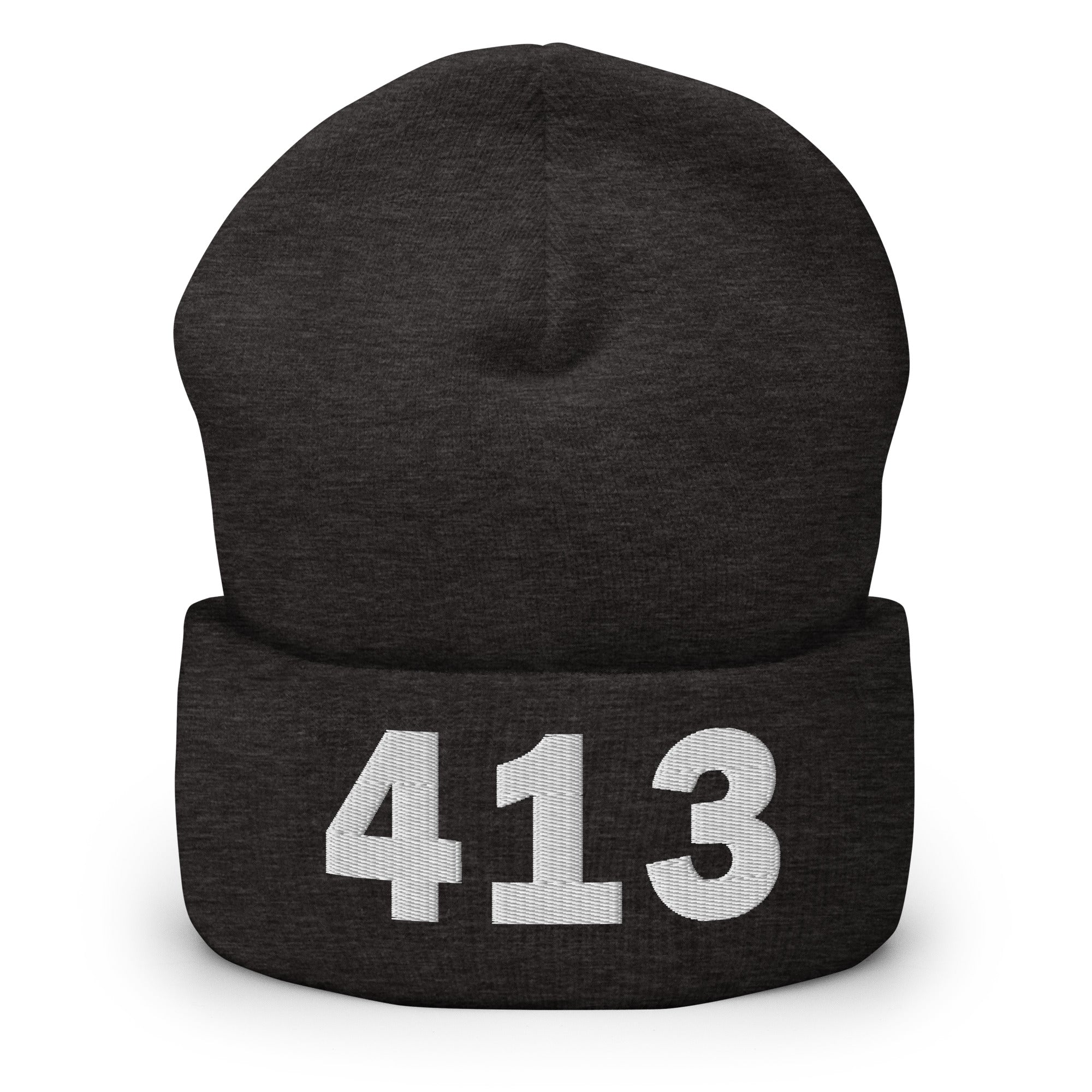 413 Area Code Cuffed Beanie