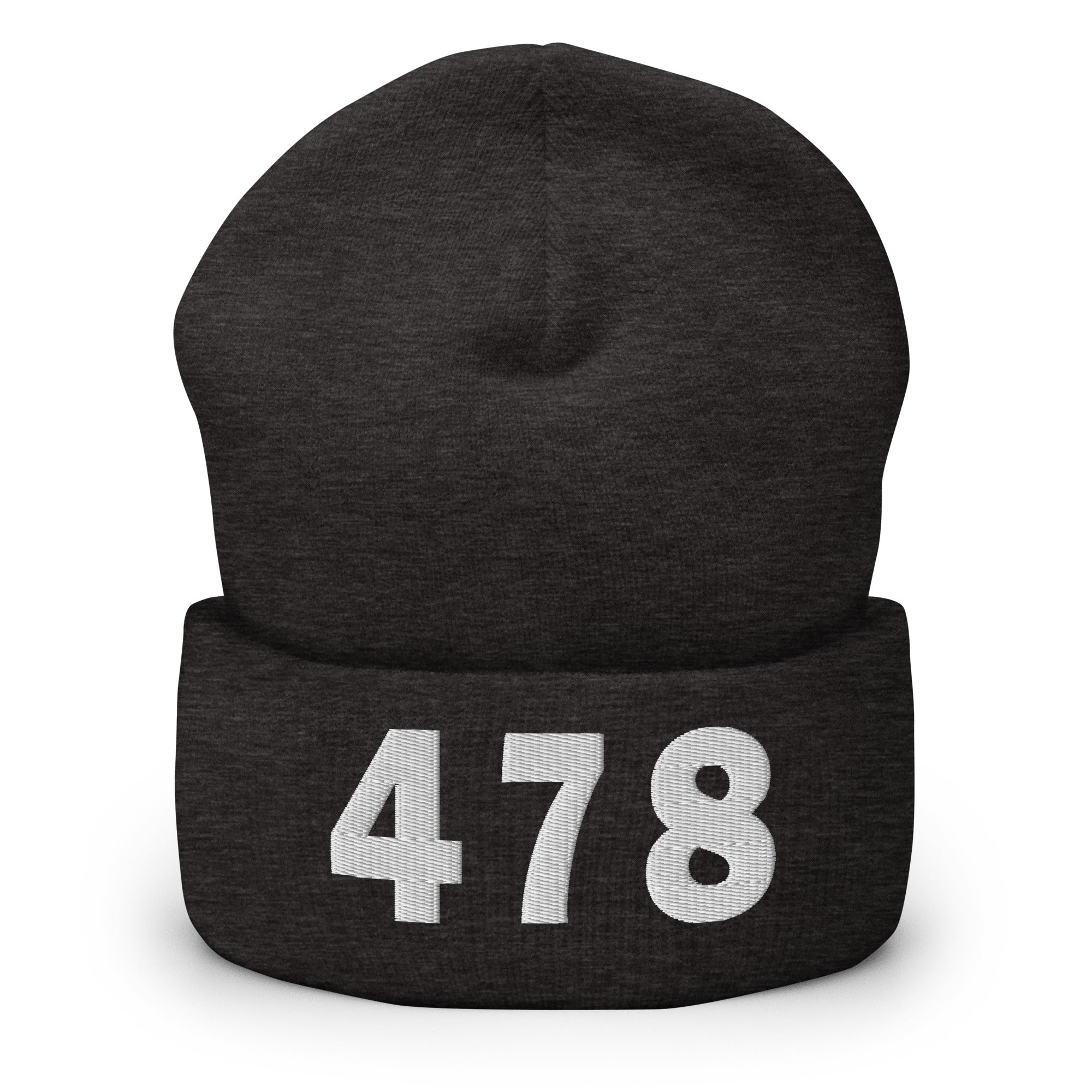 478 Area Code Cuffed Beanie