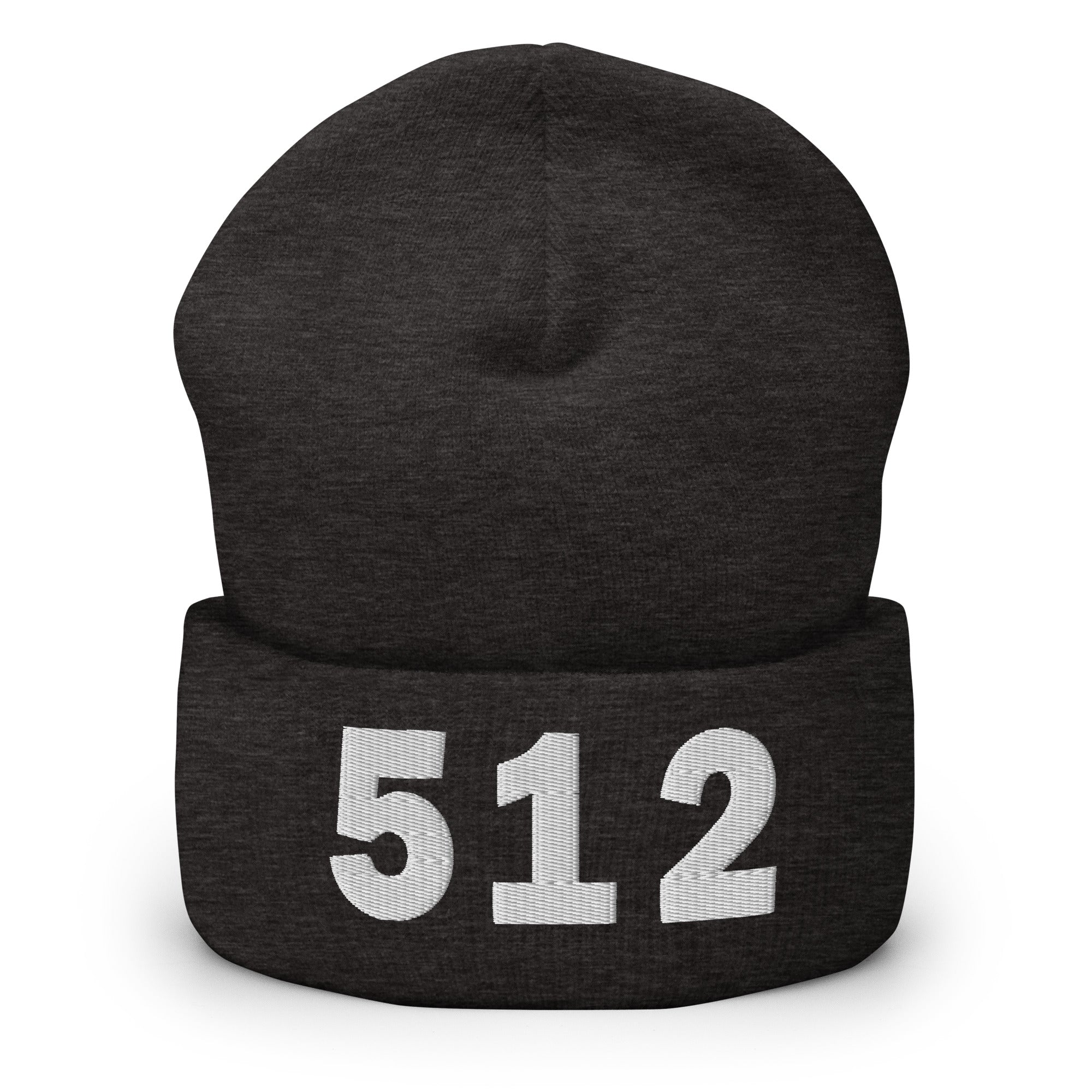 512 Area Code Cuffed Beanie