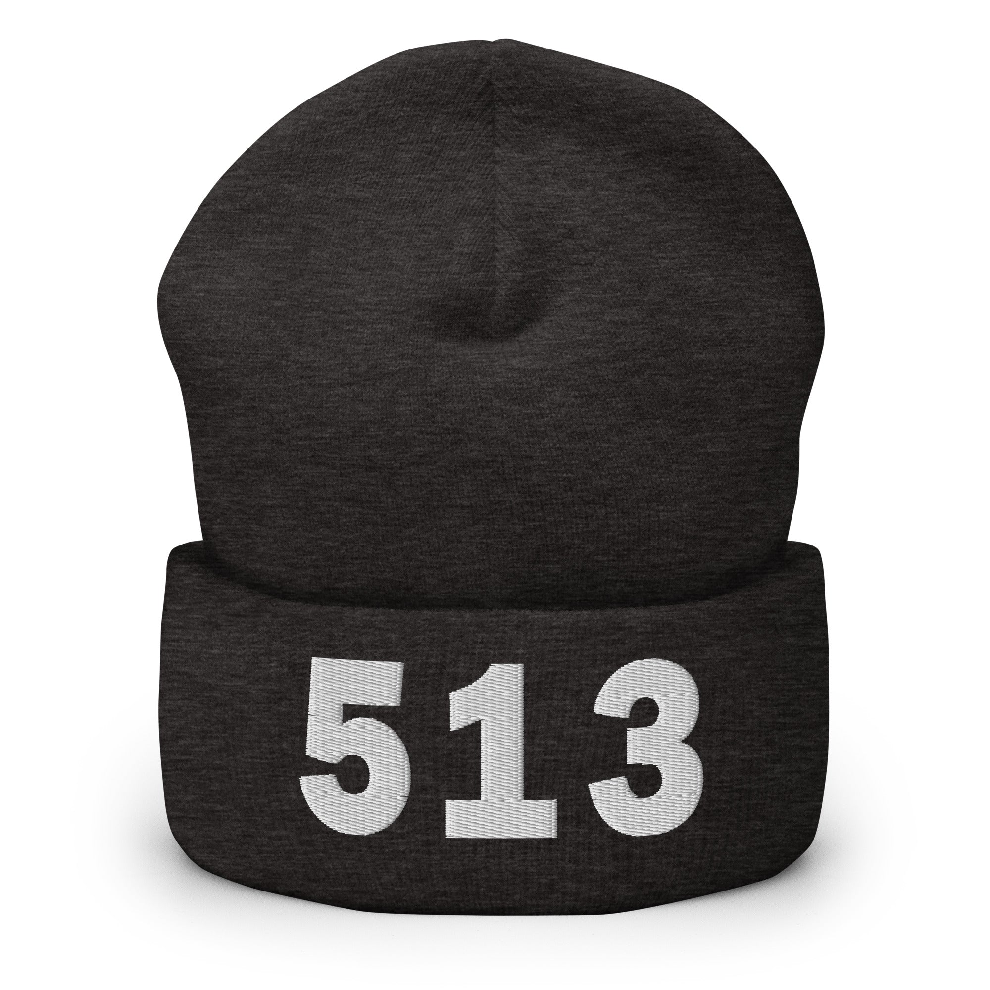 513 Area Code Cuffed Beanie