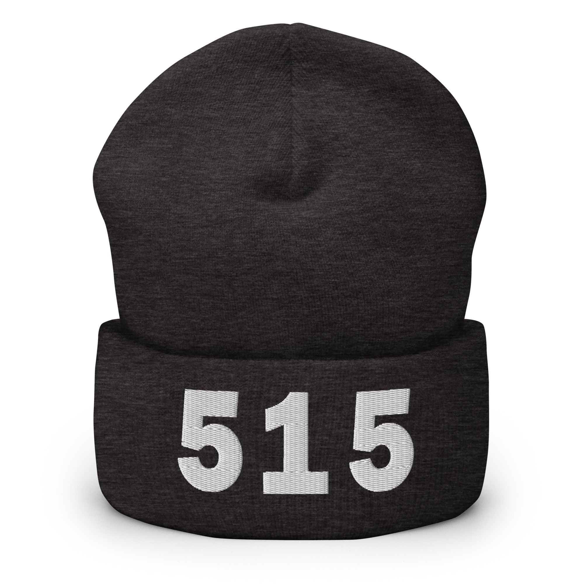 515 Area Code Cuffed Beanie