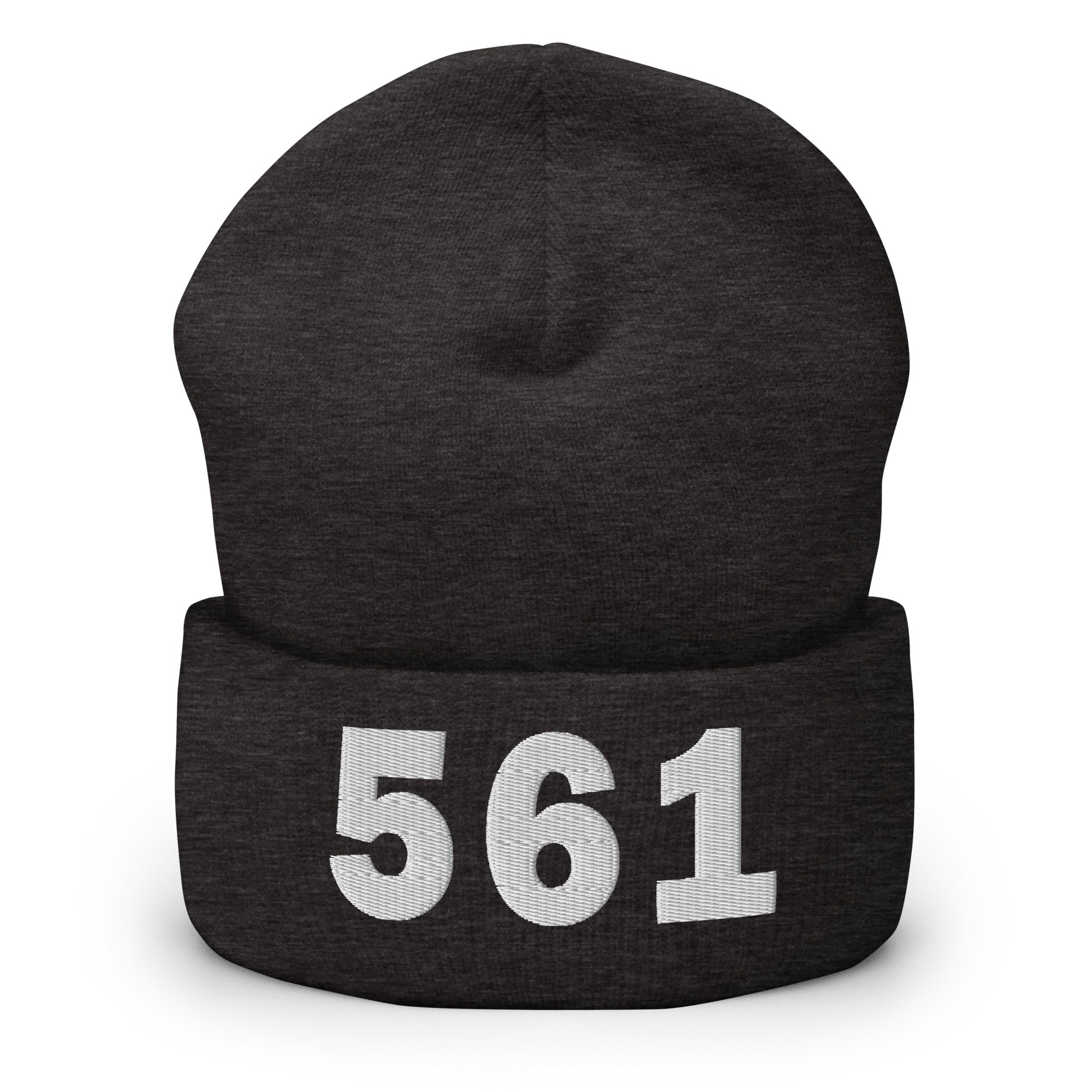 561 Area Code Cuffed Beanie