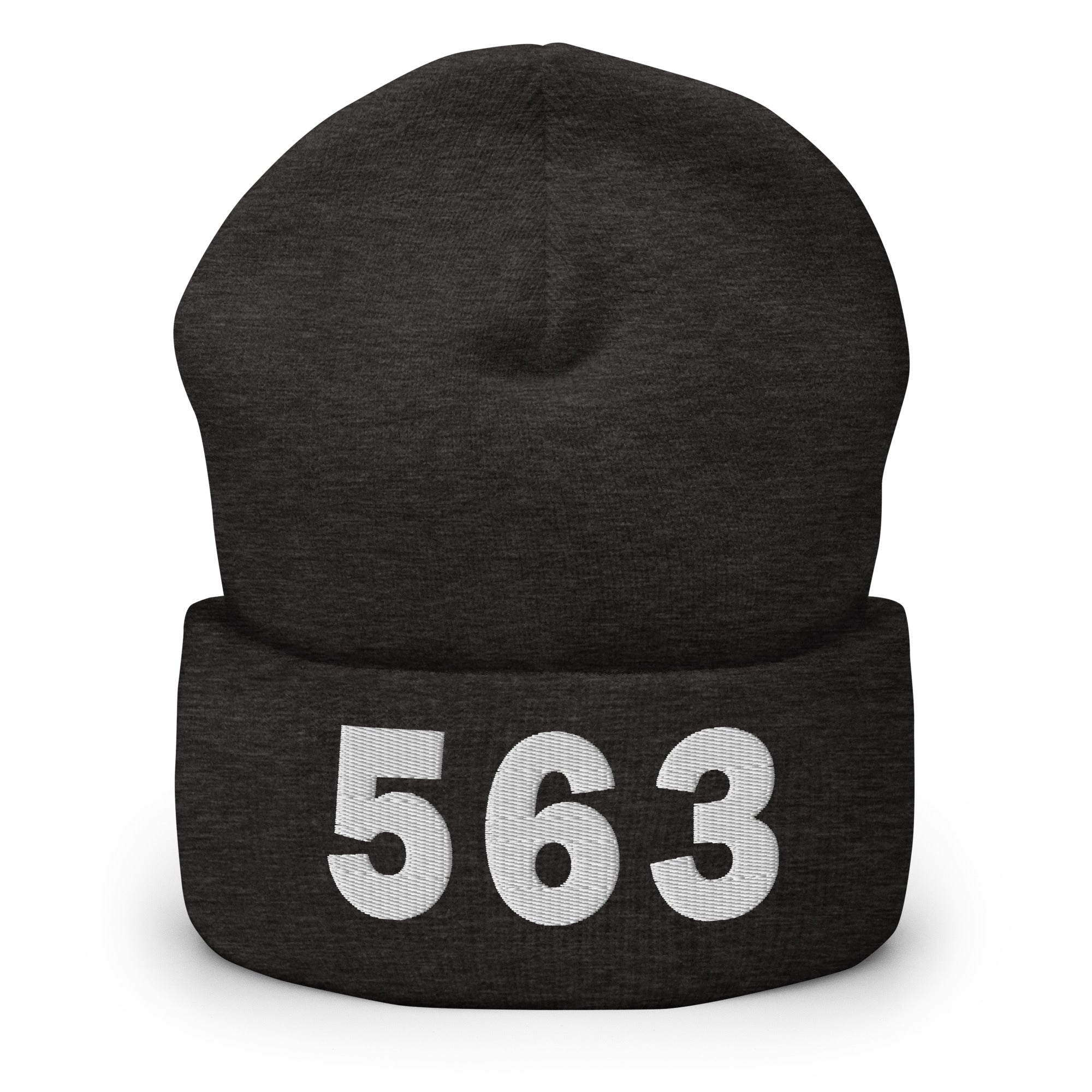 563 Area Code Cuffed Beanie