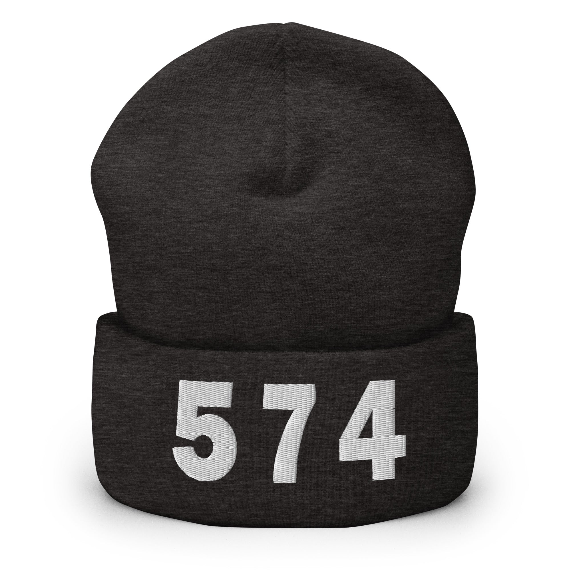 574 Area Code Cuffed Beanie