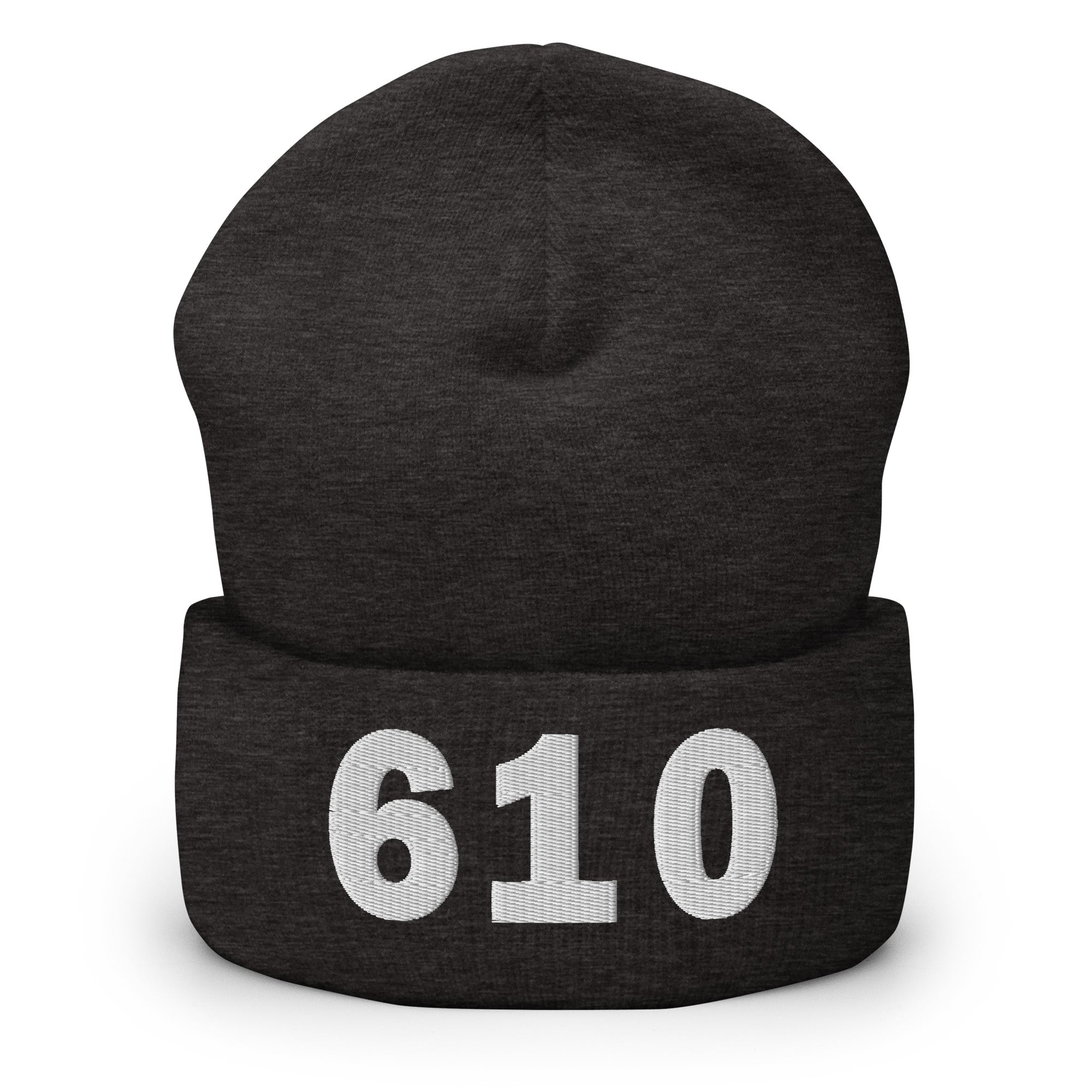 610 Area Code Cuffed Beanie