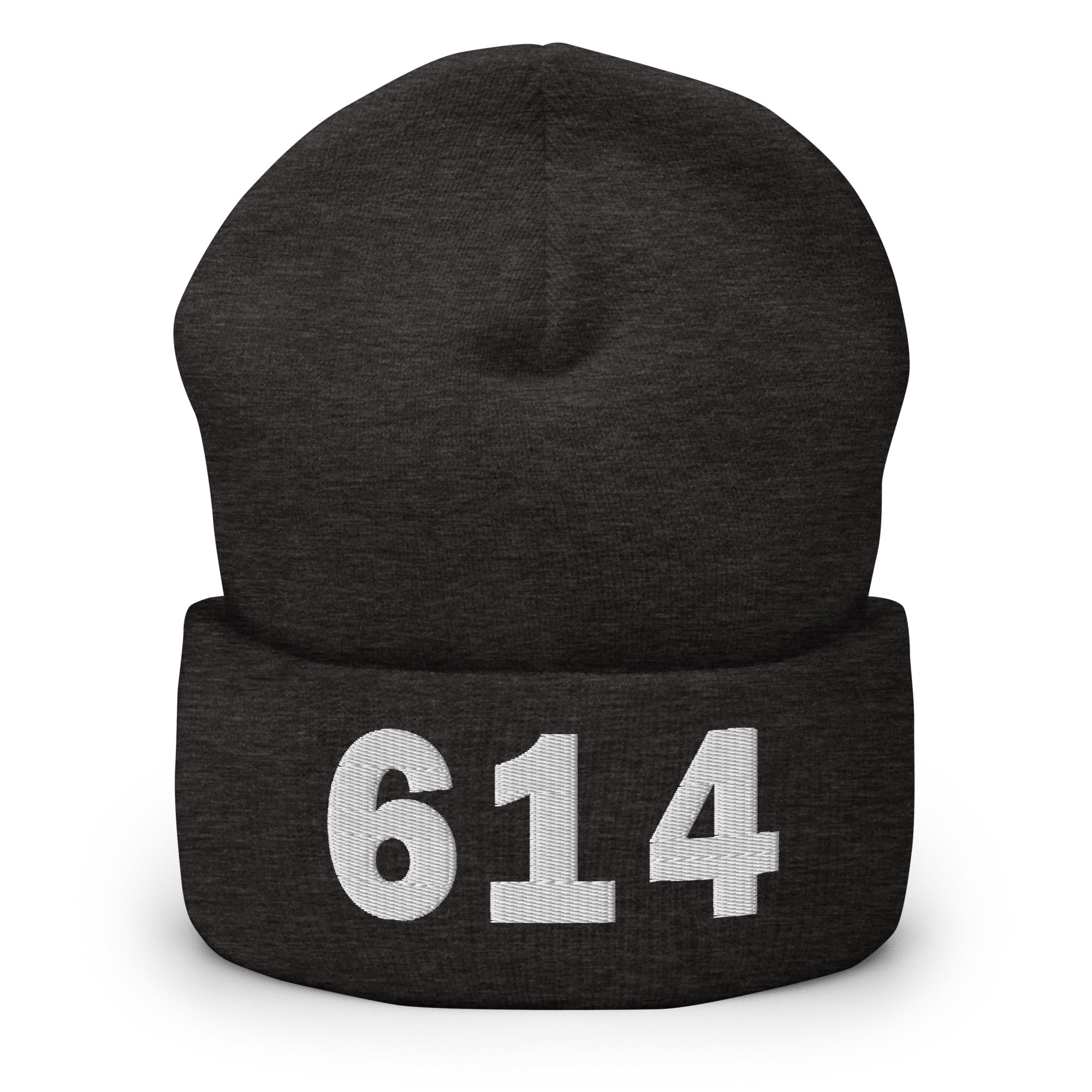 614 Area Code Cuffed Beanie
