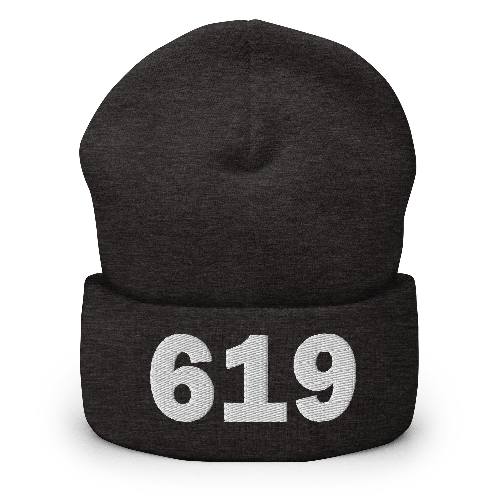 619 Area Code Cuffed Beanie